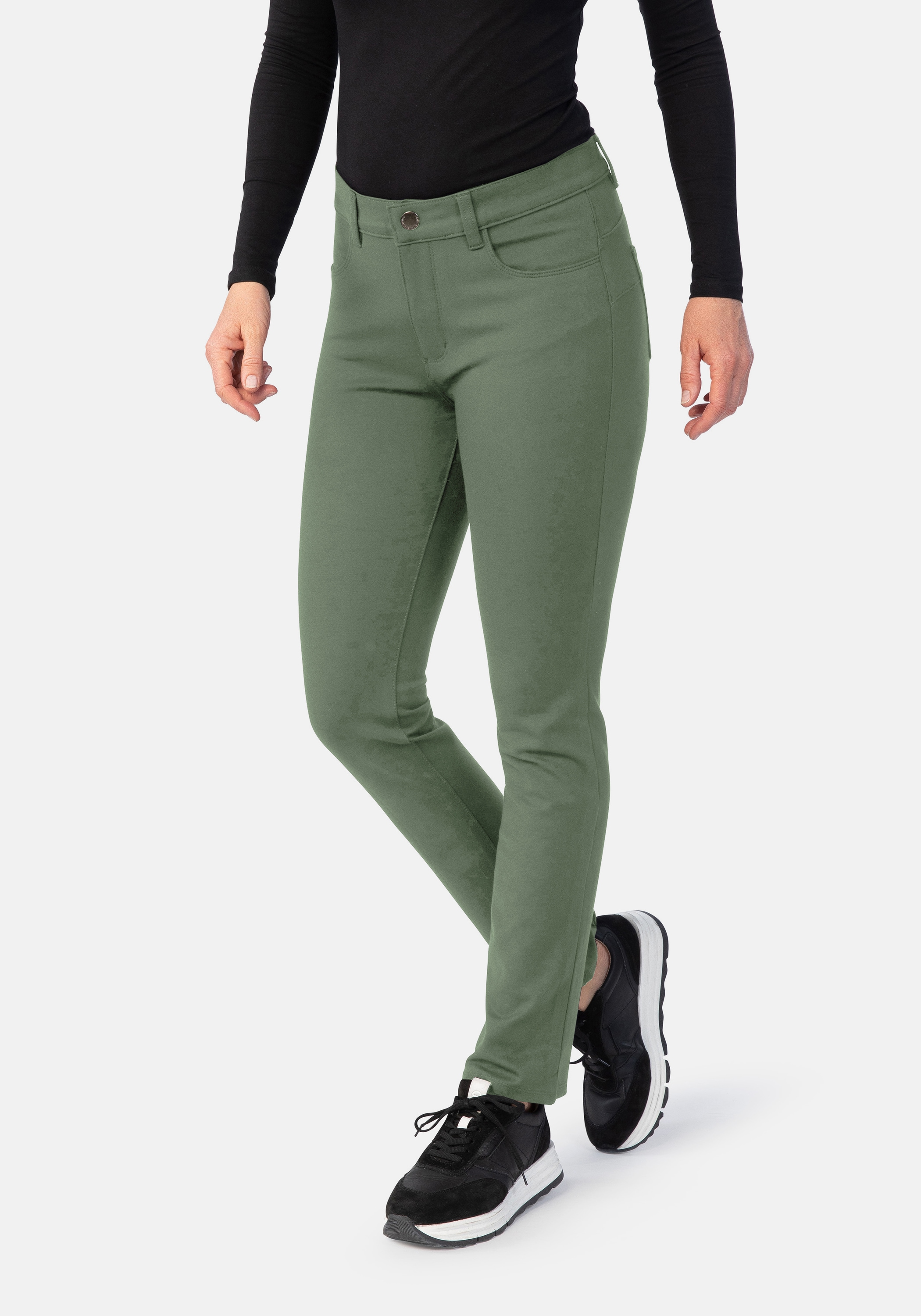 STOOKER WOMEN 5-Pocket-Hose "Milano Jersey Magic Shape Fit", Casual Twill C günstig online kaufen