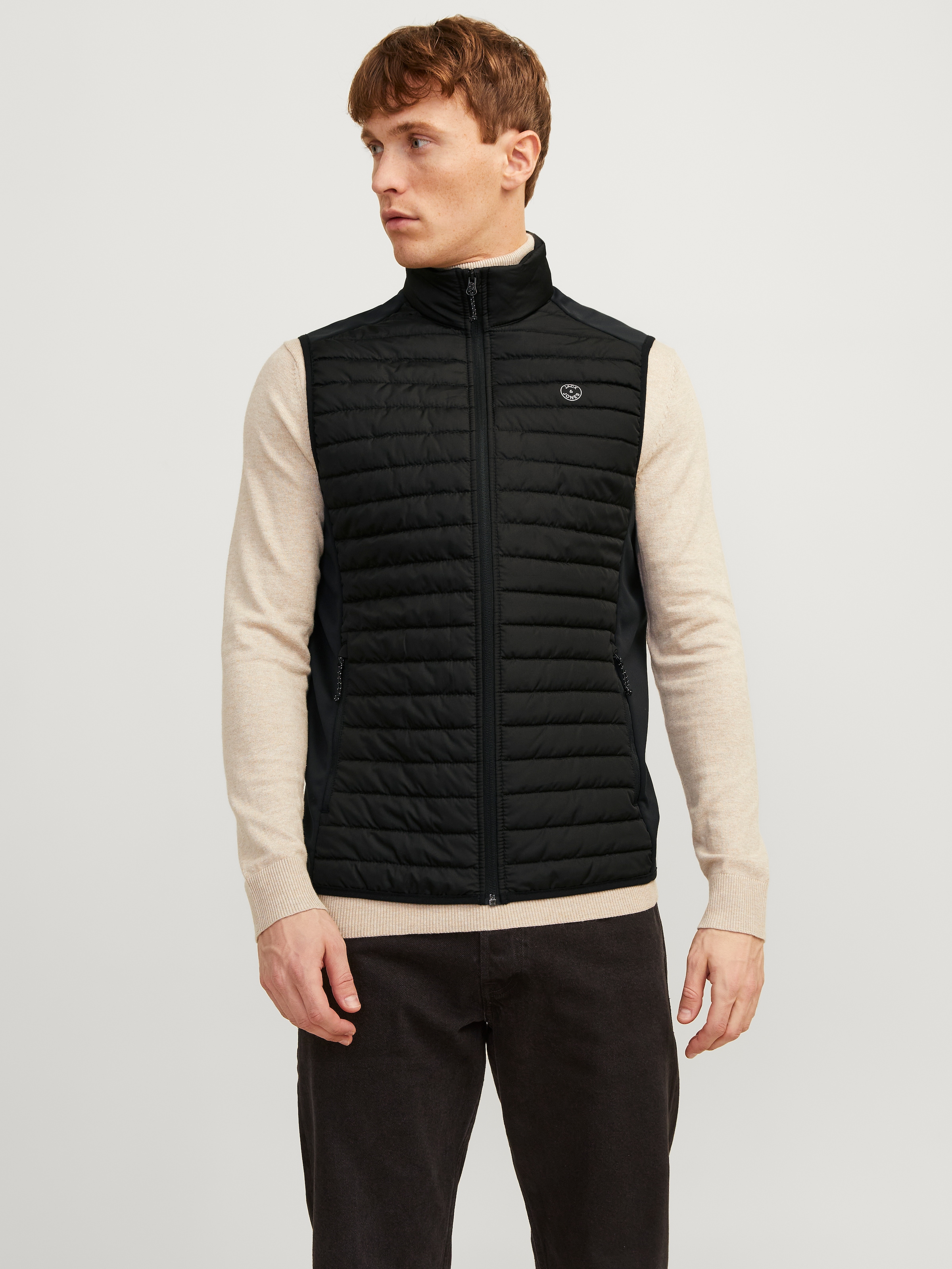 Jack & Jones Steppweste "JJEMULTI BODYWARMER COLLAR NOOS" normal, Polyester günstig online kaufen