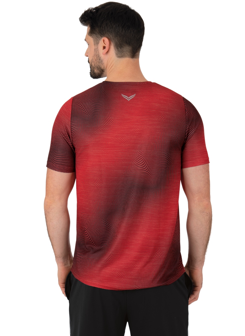 Trigema T-Shirt »TRIGEMA COOLMAX® Sportshirt mit modischem Druck«, (1 tlg.)