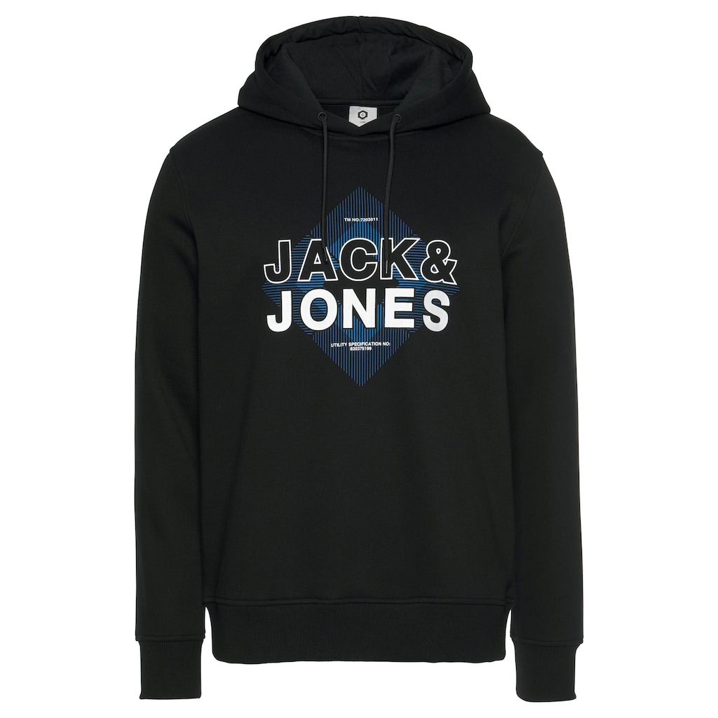 Jack & Jones Kapuzensweatshirt, mit Logodruck