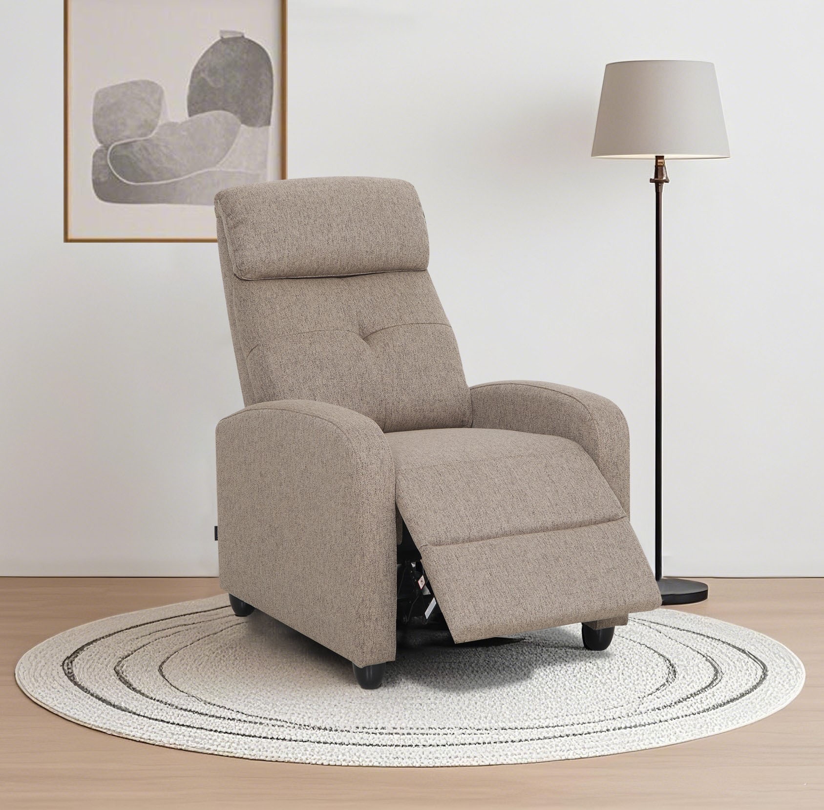 Home affaire Relaxsessel »VESOUL, TV-Sessel, Ruhesessel mit Schlaffunktion, Webstoff«, Loungesessel mit manueller Relax- und Liegefunktion (105°-135°)