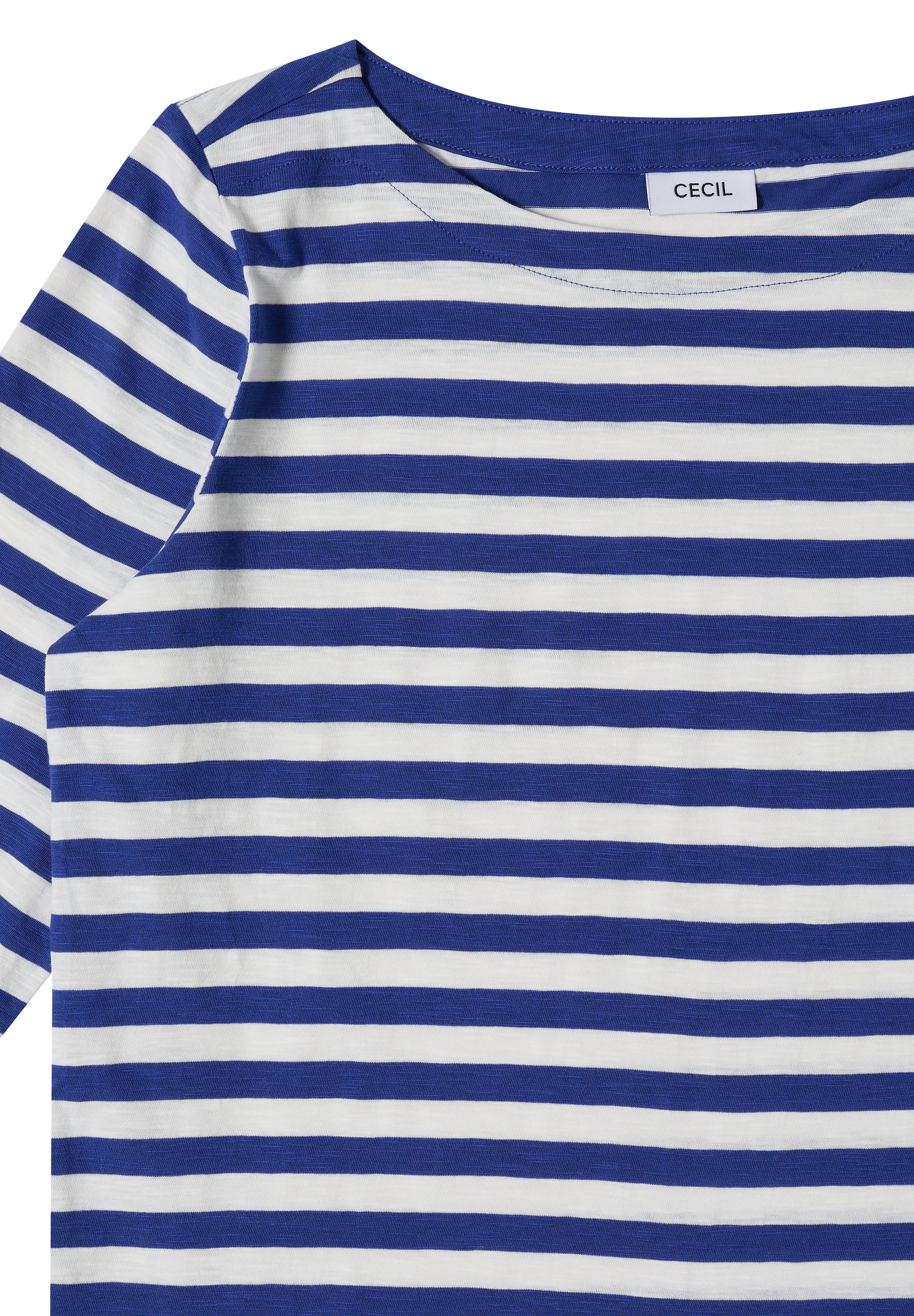 Cecil 3/4-Arm-Shirt aus reiner Baumwolle