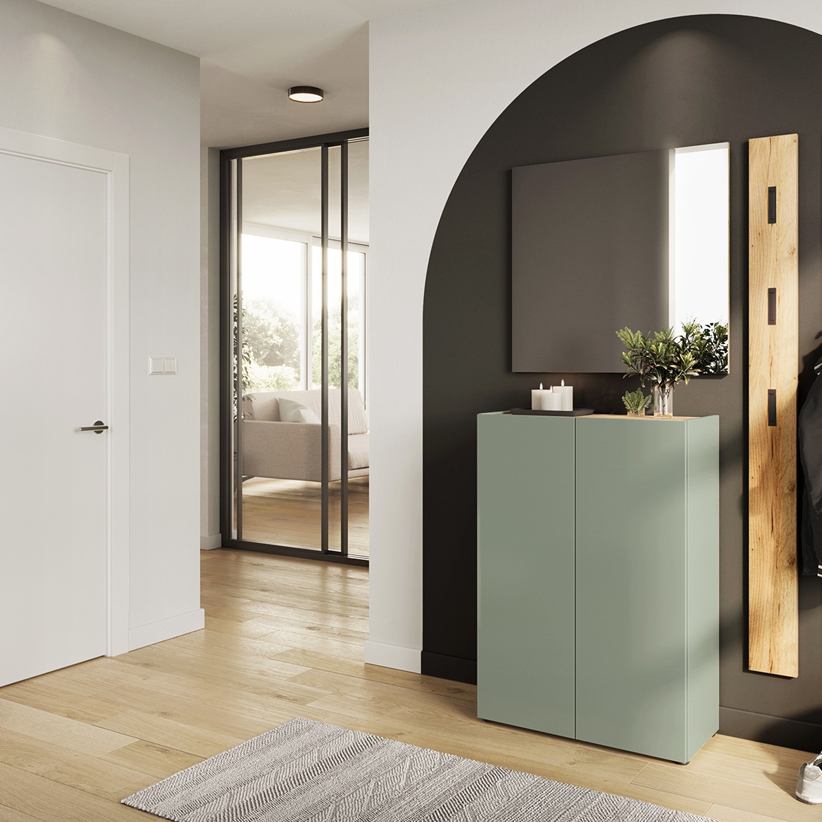 GERMANIA Garderoben-Set "Alviano" 3 Stk. tlg. günstig online kaufen