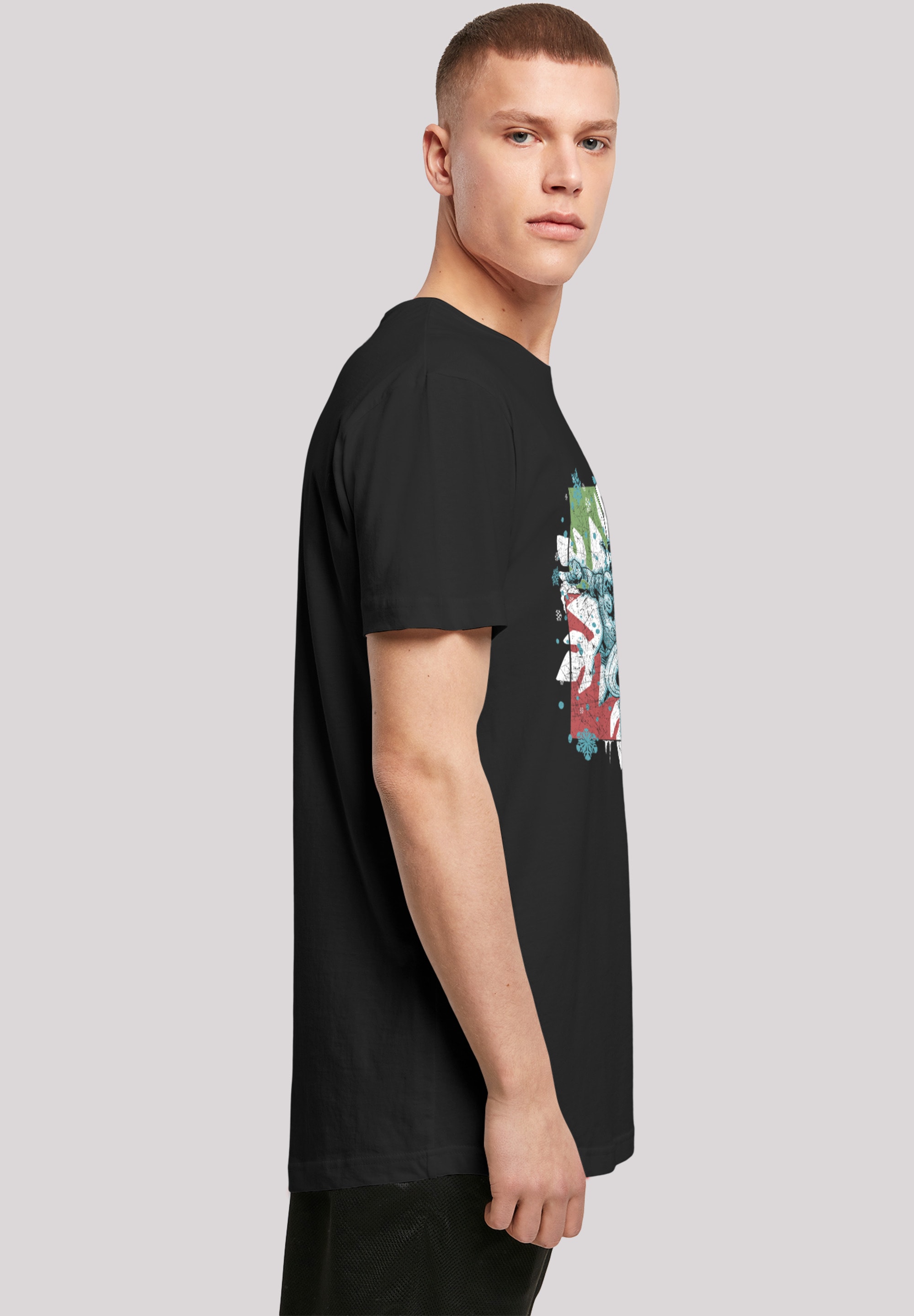F4NT4STIC T-Shirt »Marvel Christmas Black Widow«, Print