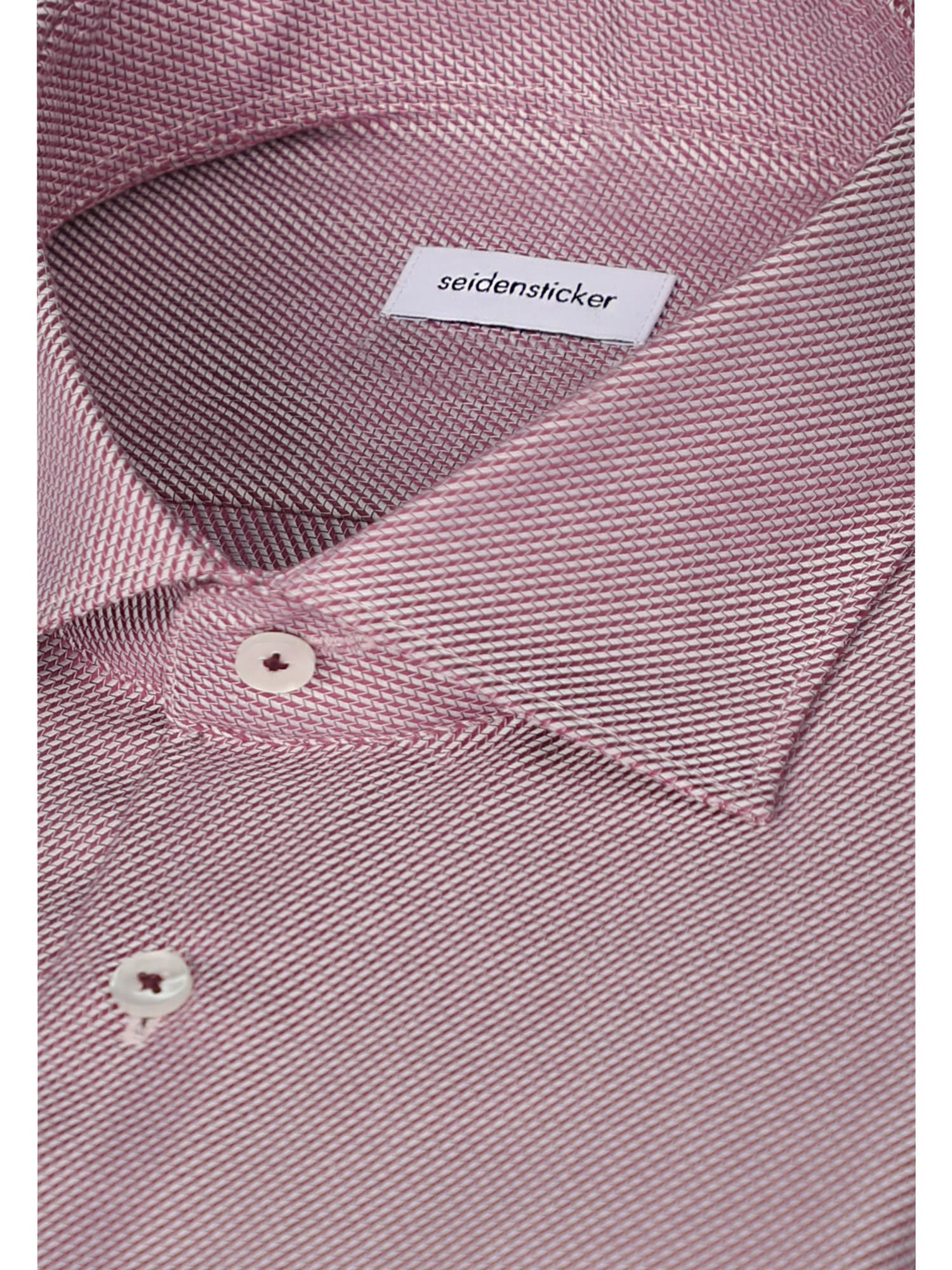 seidensticker Businesshemd »Schwarze Rose« Slim 1/1 Kentkragen Struktur