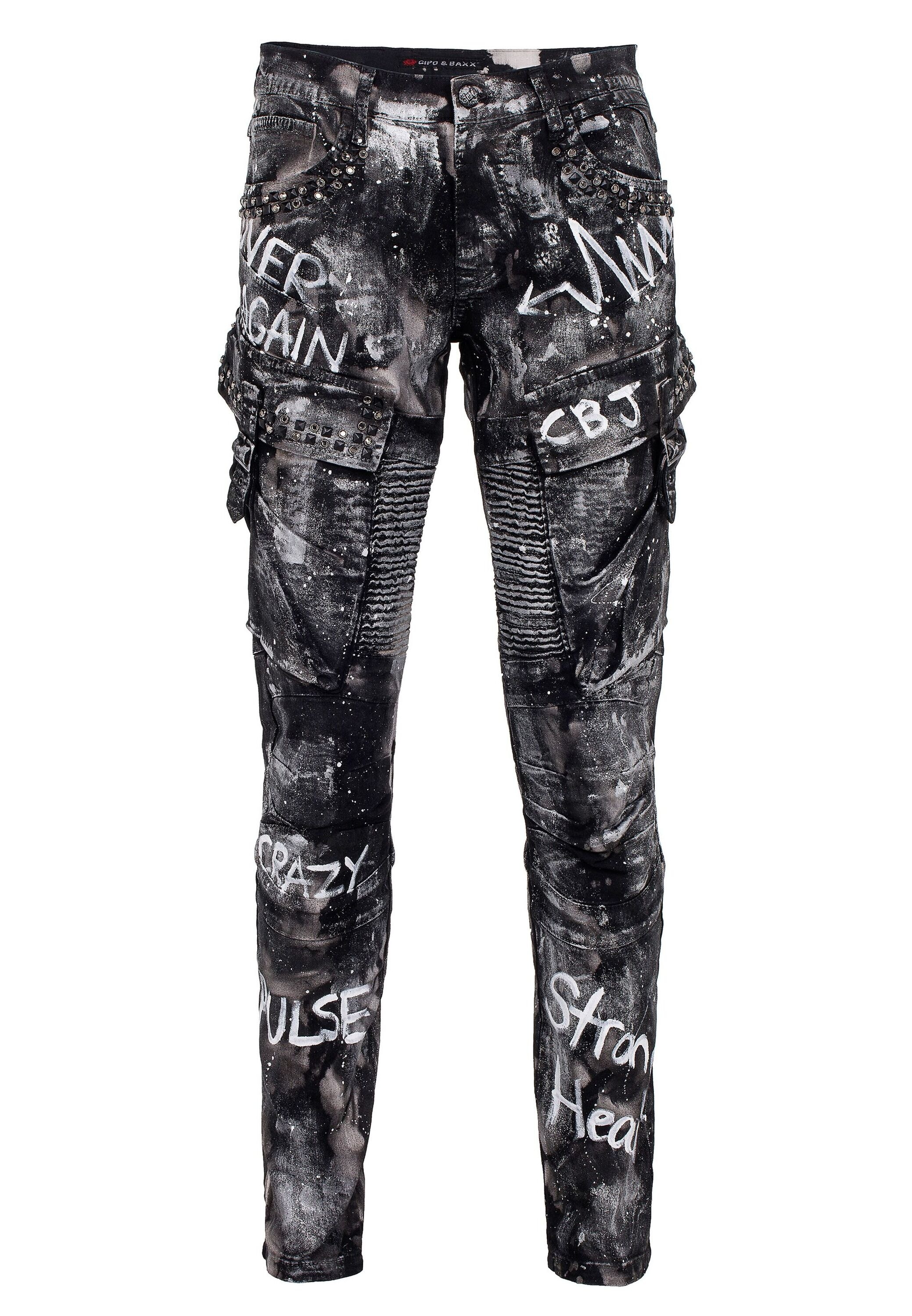 Cipo & Baxx Regular-fit-Jeans »Jeans«, im Regular-Fit, CD572