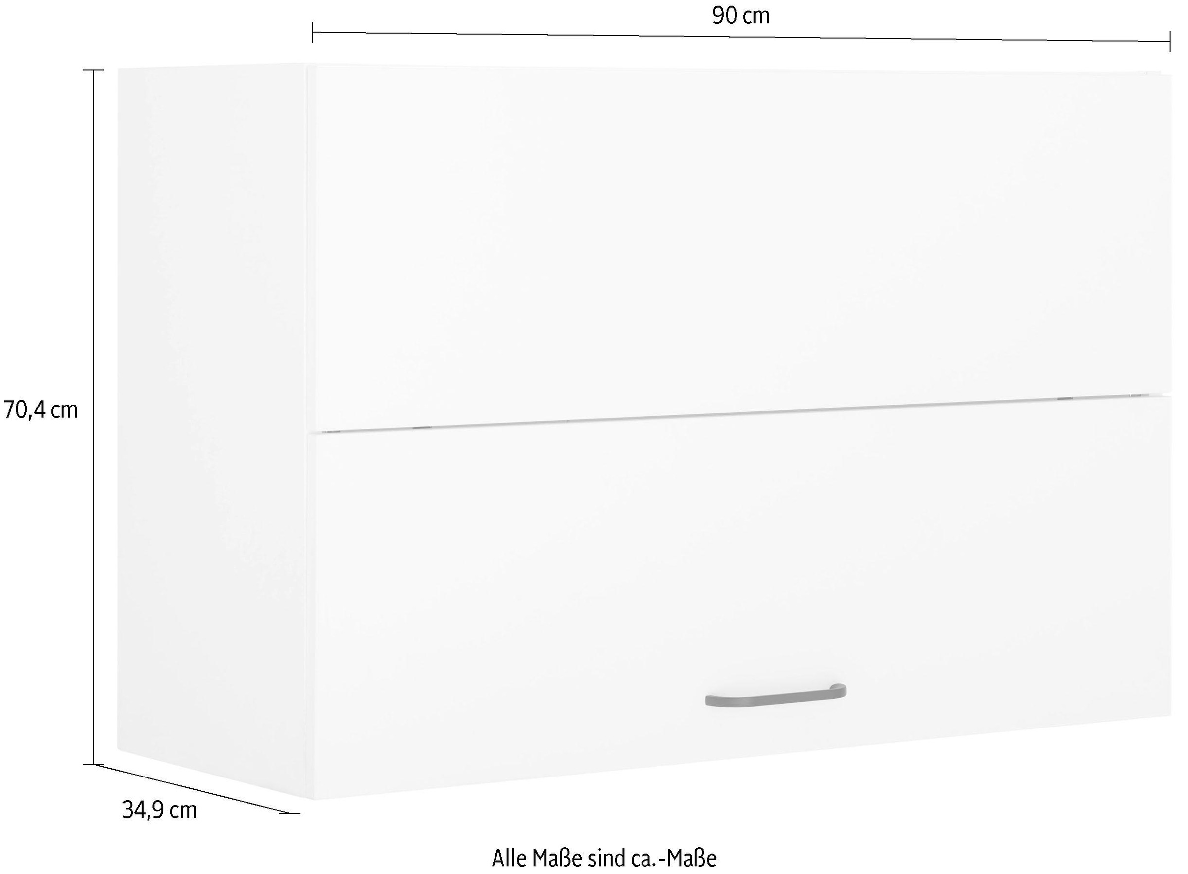 OPTIFIT Faltlifthängeschrank »Elga«, mit Soft-Close-Funktion und Metallgriffe, Breite 90 cm