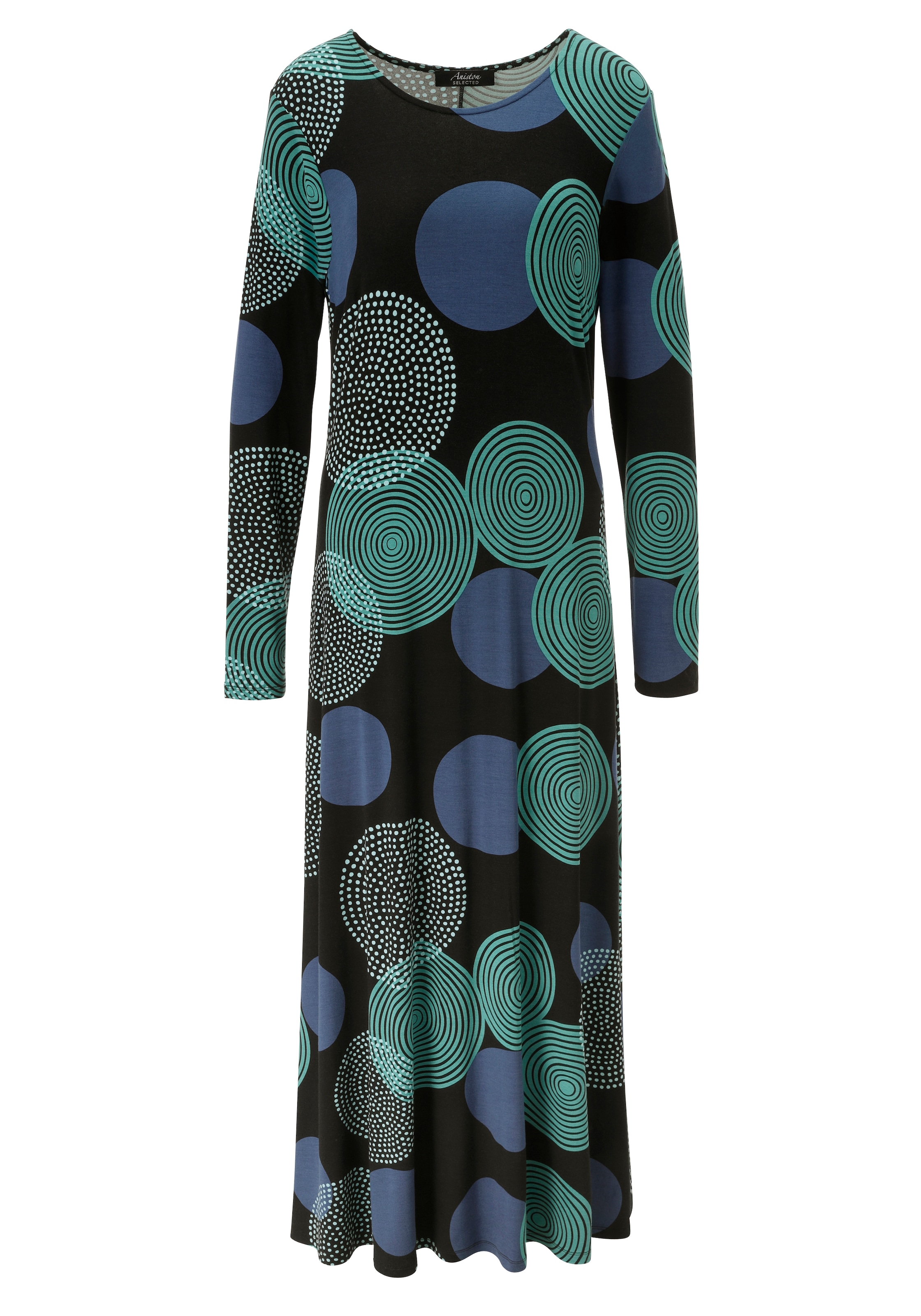 Aniston SELECTED Maxikleid mit etwas weiter schwingendem Rockteil - NEUE KOLLEKTION