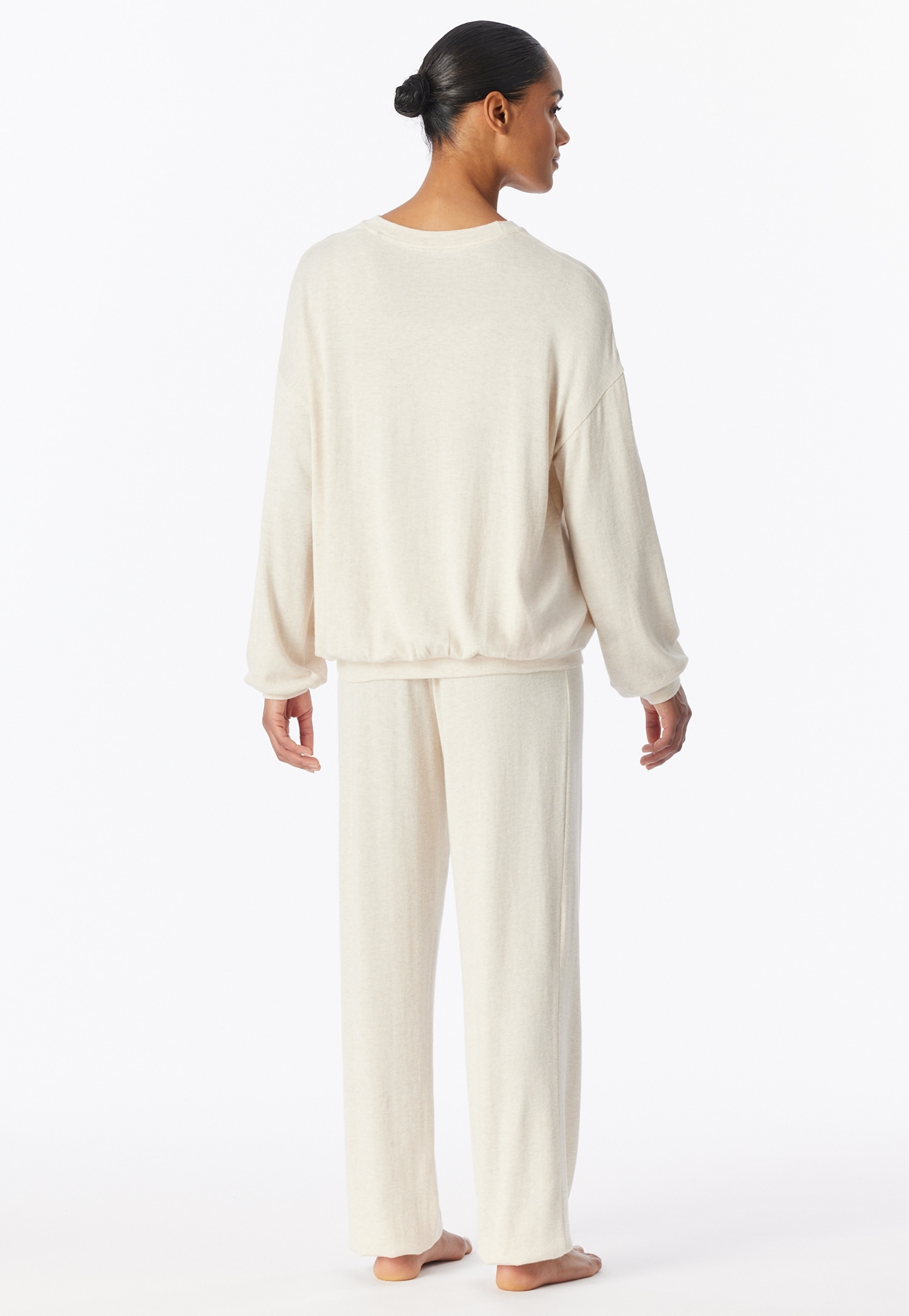 Schiesser Pyjama »Casual Feel« mit überschnittenen Schultern, seitliche Taschen