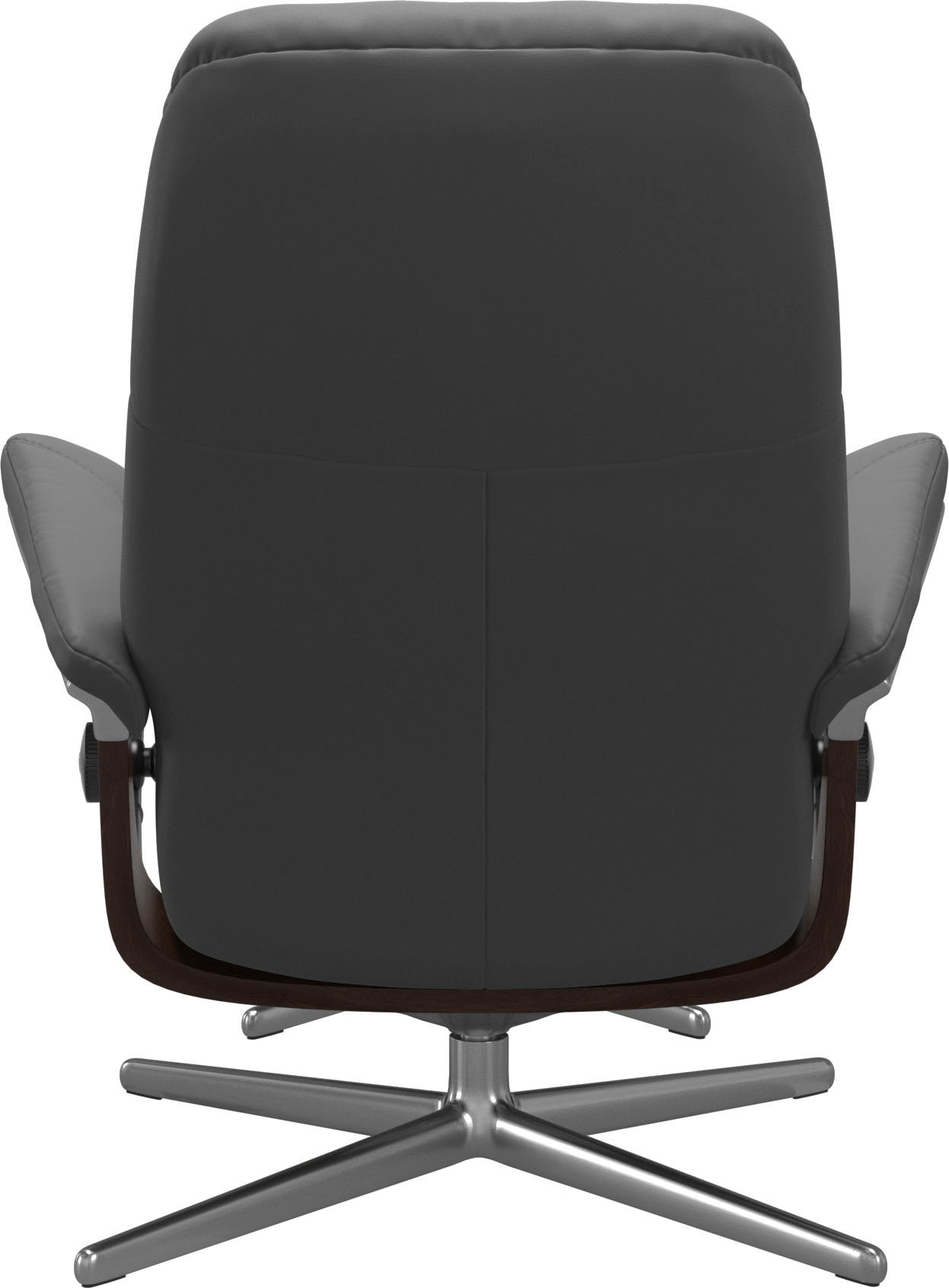 Stressless® Fußhocker »Consul«, mit Cross Base, Größe S, M & L, Holzakzent Braun