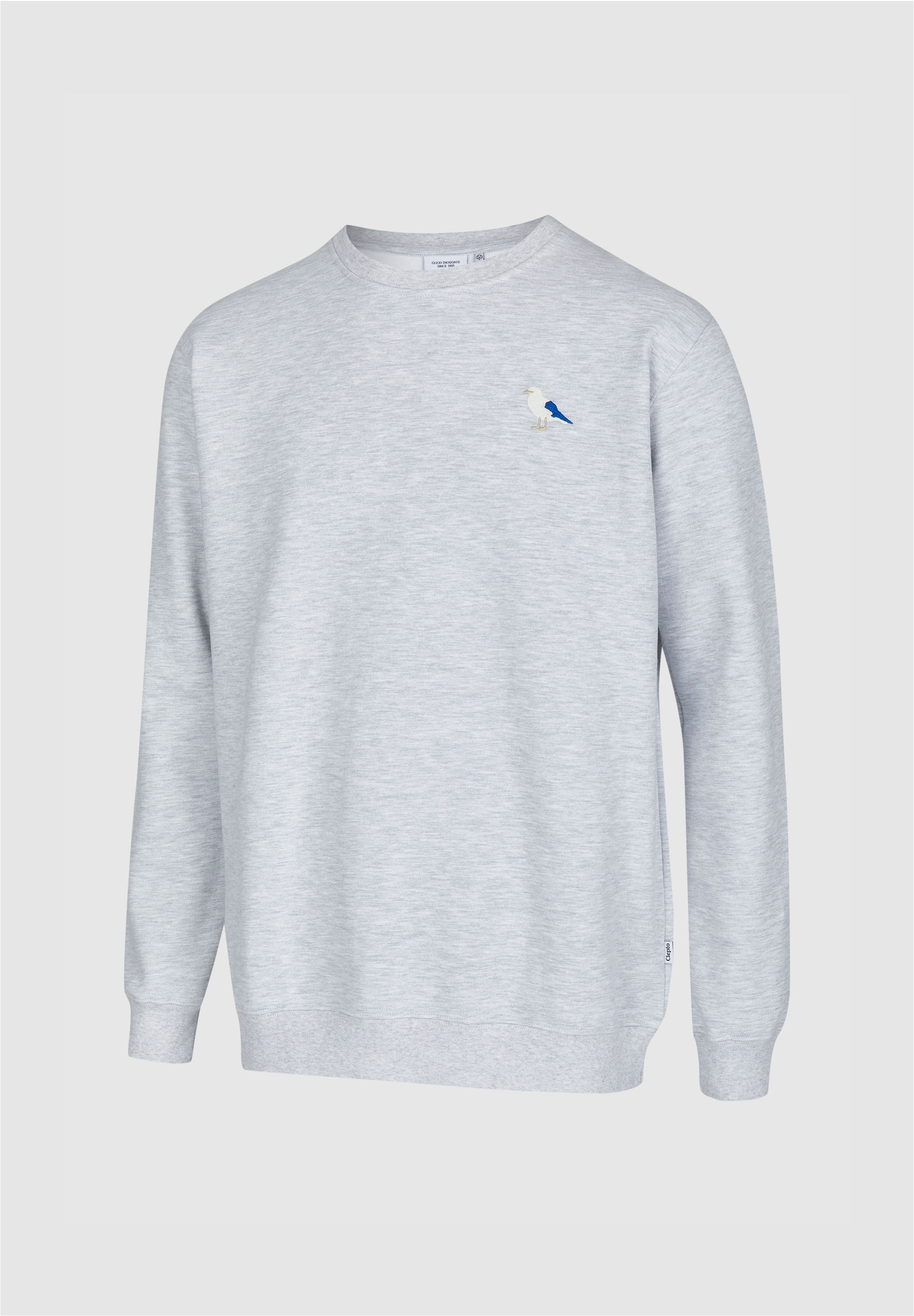 Cleptomanicx Sweatshirt »Embro Gull«, mit kleiner Möwen-Stickerei