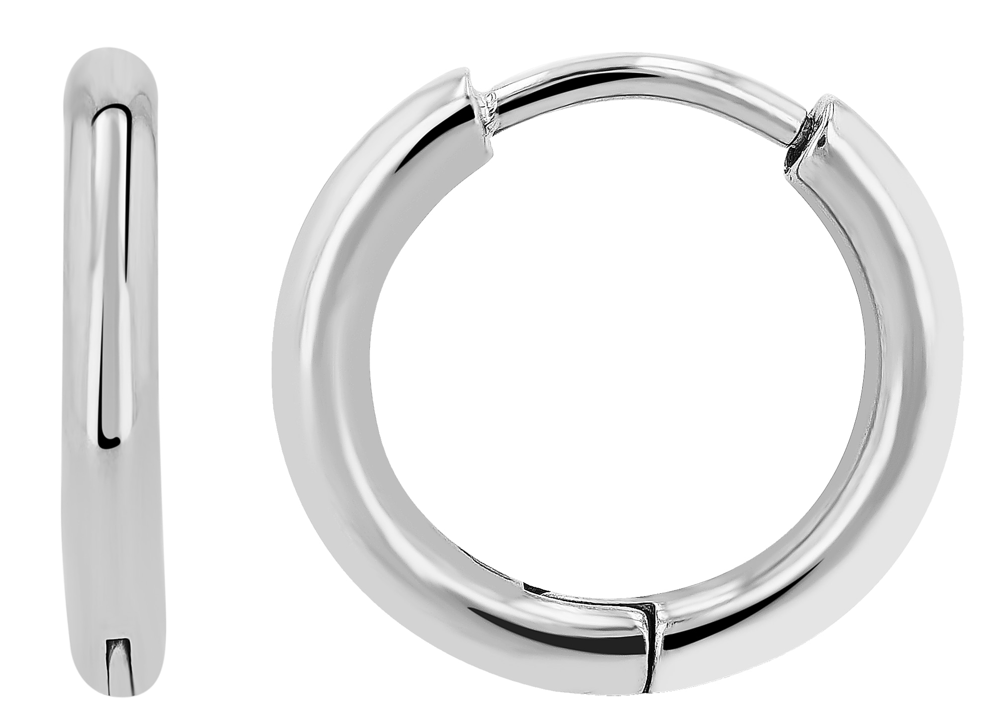 Adelia´s Klappcreolen »Unisex Ohrringe – Klappcreole aus Titan« Ideal als Geschenk – dezent und elegant