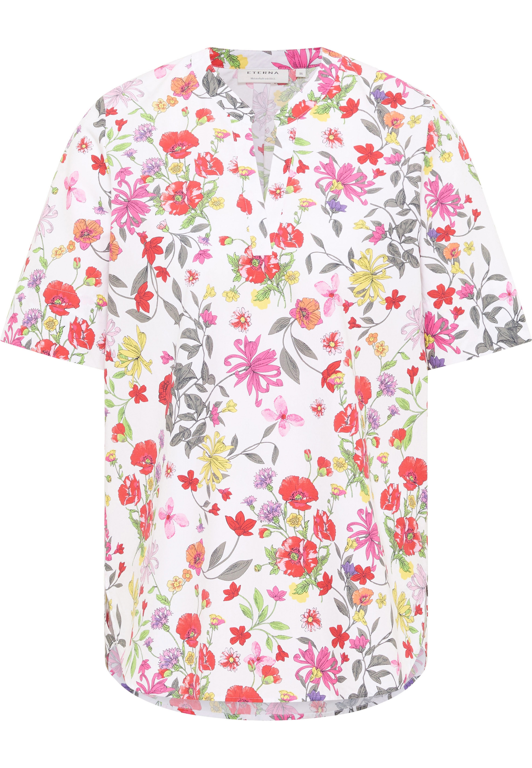 Eterna Longbluse »LOOSE FIT«, EASY IRON (bügelleicht)