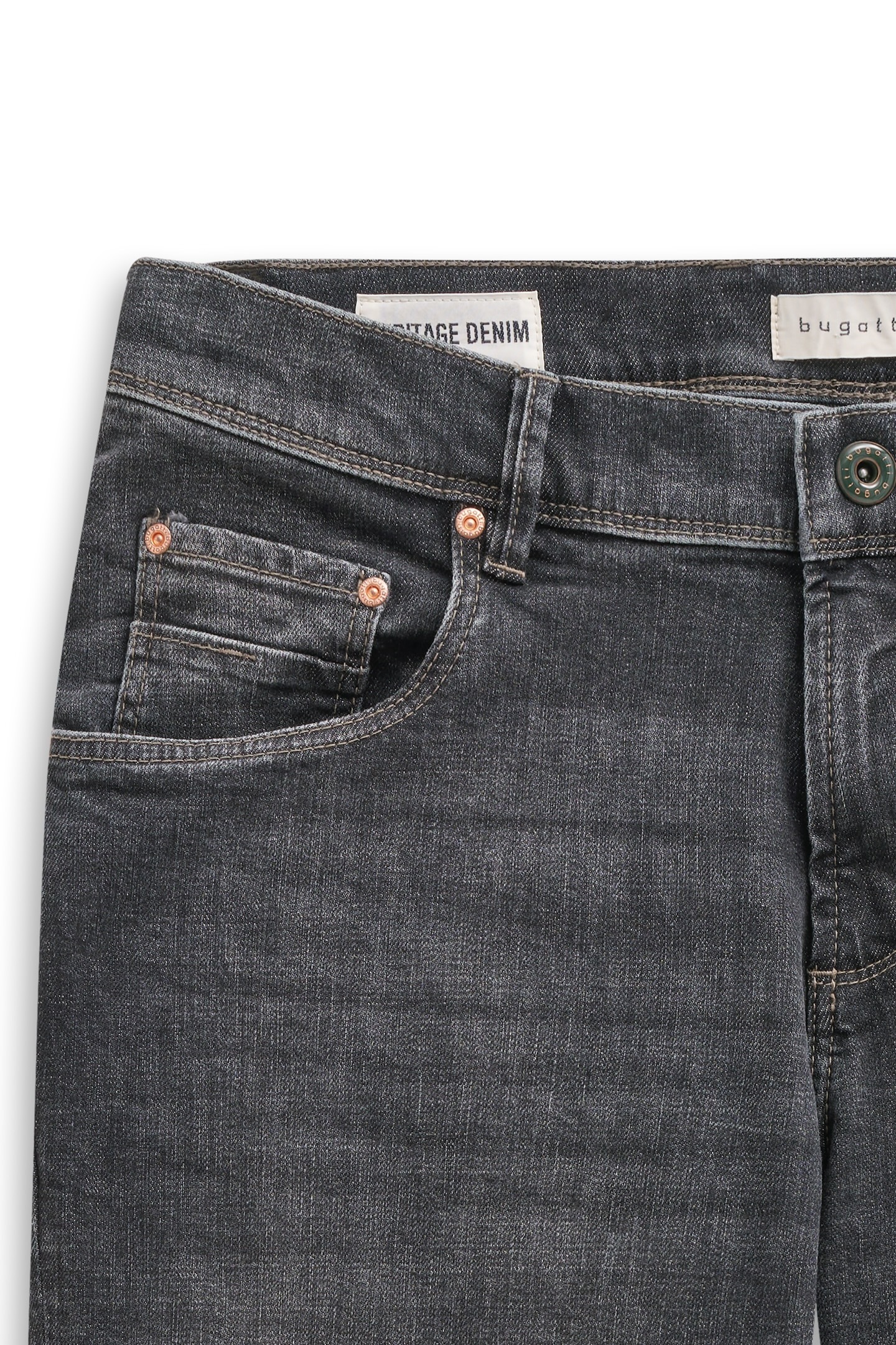 bugatti 5-Pocket-Jeans »Tapered Fit«, aus Stretch Handcrafted Denim