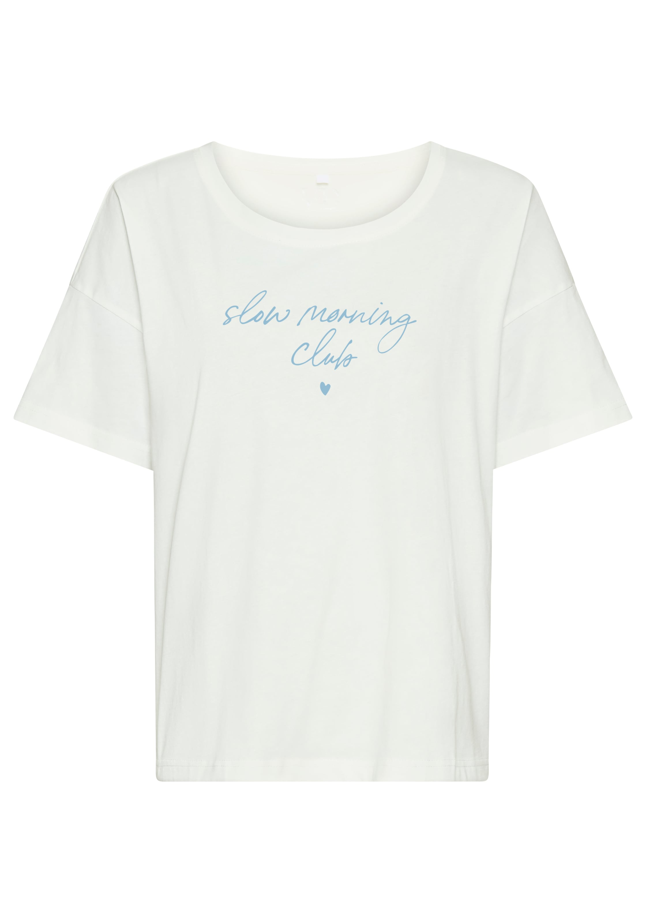 Vivance Dreams Pyjamaoberteil mit frontalem Schriftzug günstig online kaufen