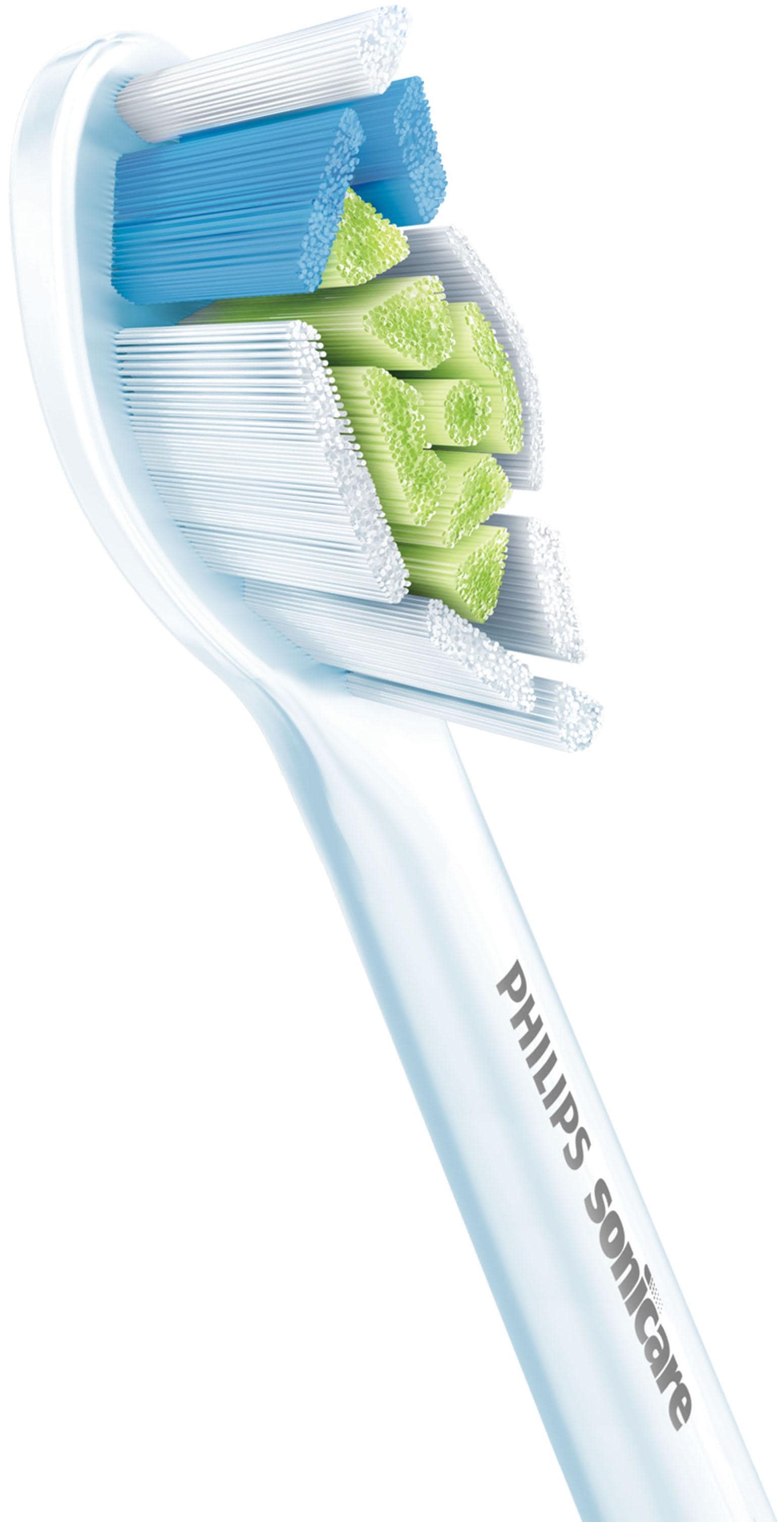 Philips Sonicare Aufsteckbürsten »W2 Optimal White Standard«, mit der Bürstenkopferkennung, Standardgröße