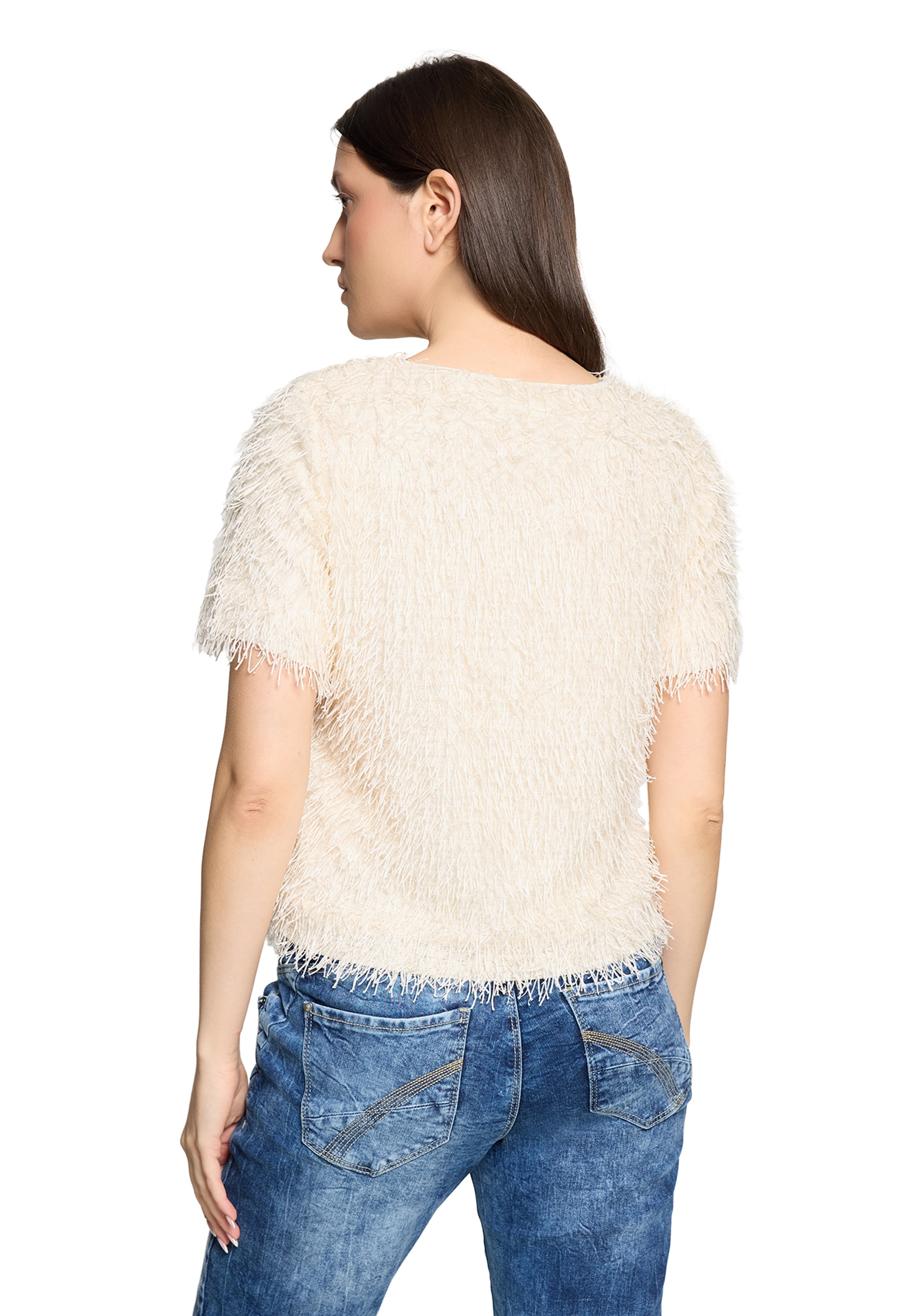 Cartoon Kurzarmshirt »Damen mit Fransen« 1 tlg.