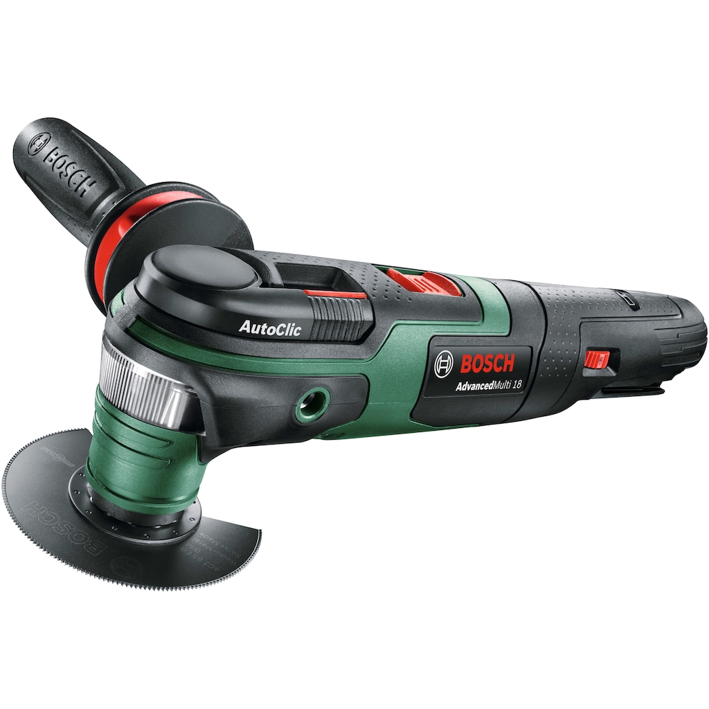 Bosch Home & Garden Akku-Multifunktionswerkzeug »AdvancedMulti 18«, (Set), 18 V, ohne Akku