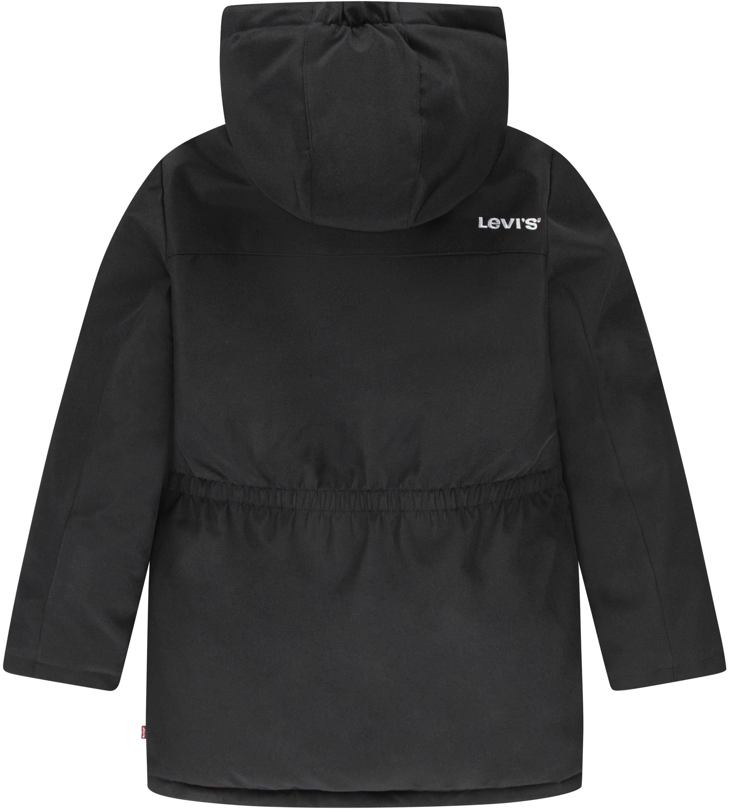 Levi's® Kids Parka, mit Kapuze, mit reflektierenden Details