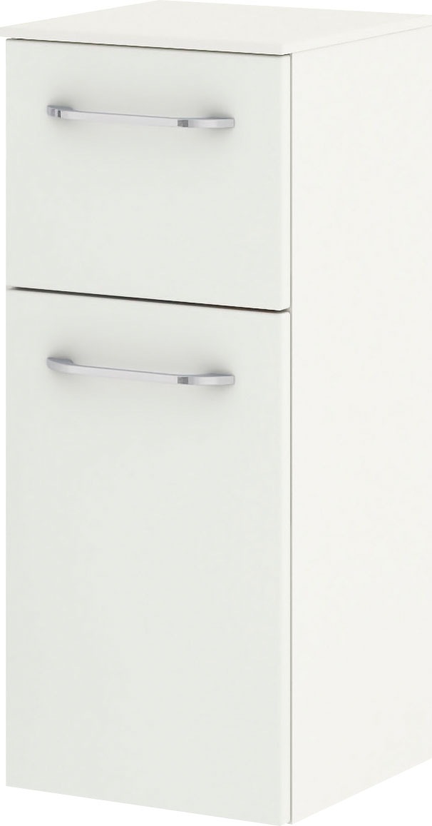 Saphir Badmöbel-Set »Balto Sprint 3-teilig, Mineralmarmor-Waschtisch mit LED-Spiegelschrank«, (4 St.), Badezimmer Set mit Unterschrank inkl Türdämpfer, 4 Türen, 3 Schubladen