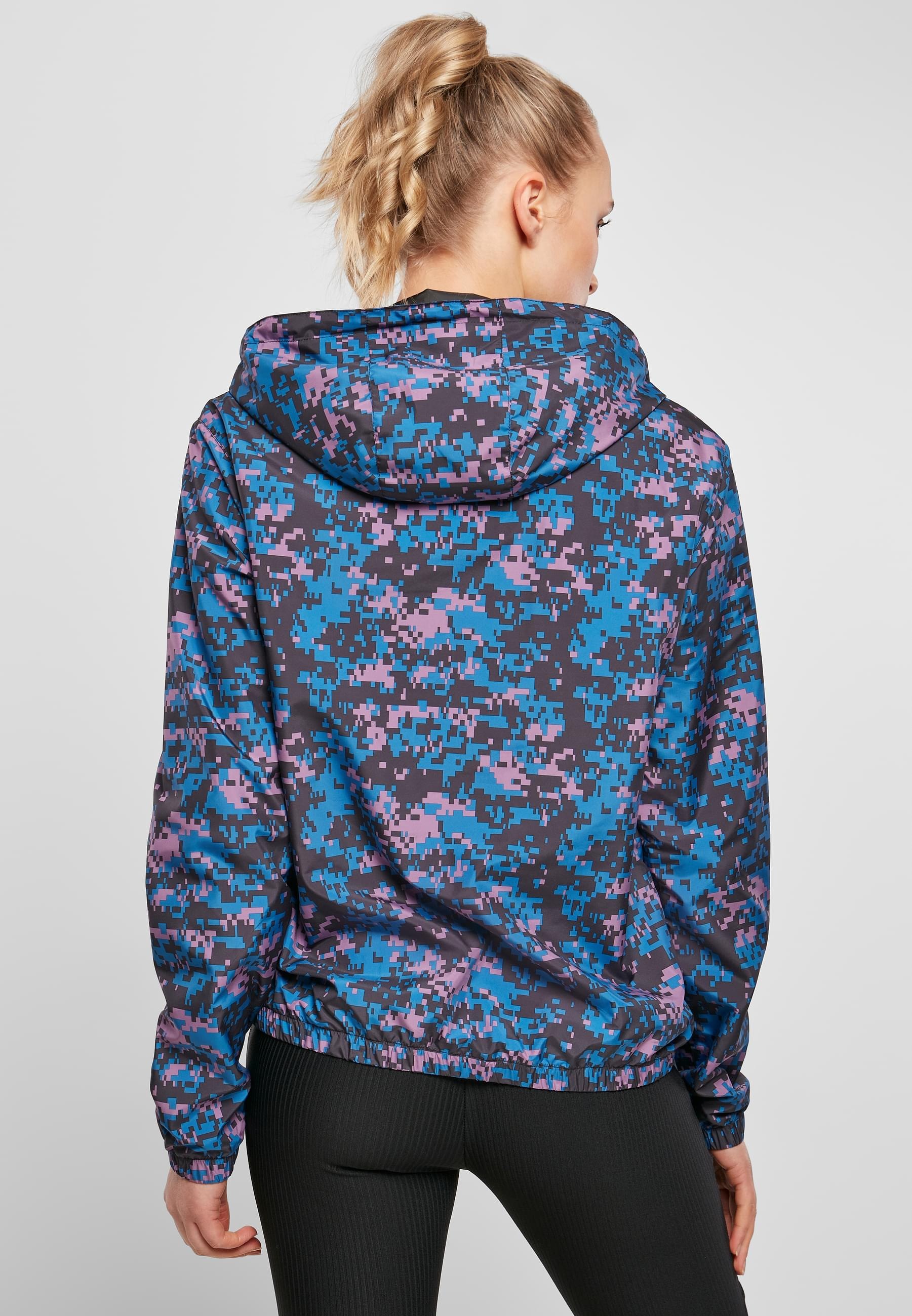 URBAN CLASSICS Windbreaker »Urban Classics Damen Ladies Camo Pull Over Jacket«, (1 St.), mit Kapuze