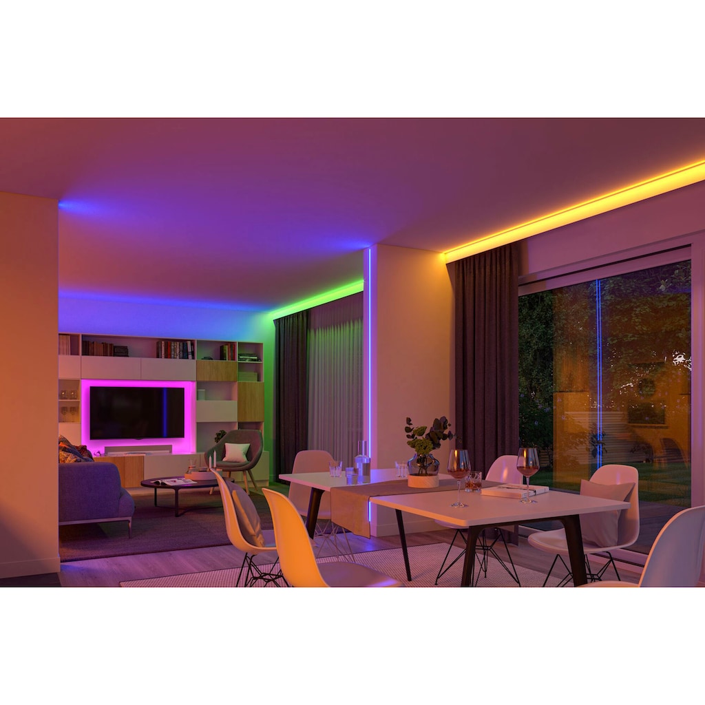 Paulmann LED-Streifen »SimpLED Stripe Set 10m 230/12V DC Weiß Metall Kunststoff«, 1 St.-flammig