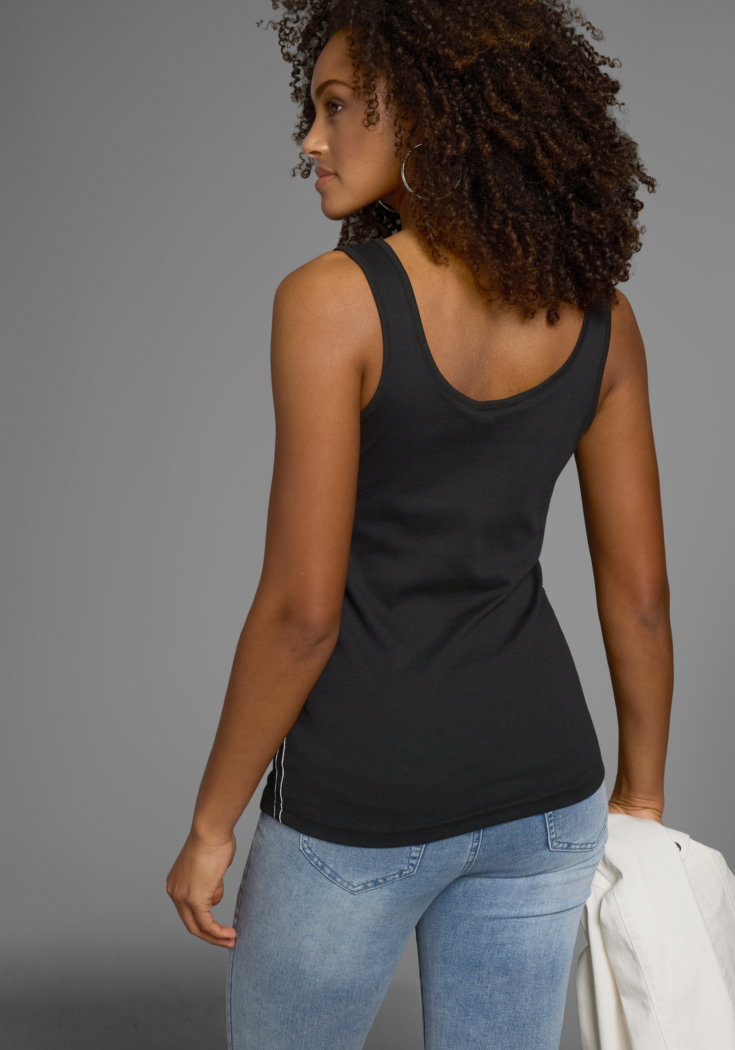 Thumbnail - KangaROOS Tanktop, mit femininem Frontdruck