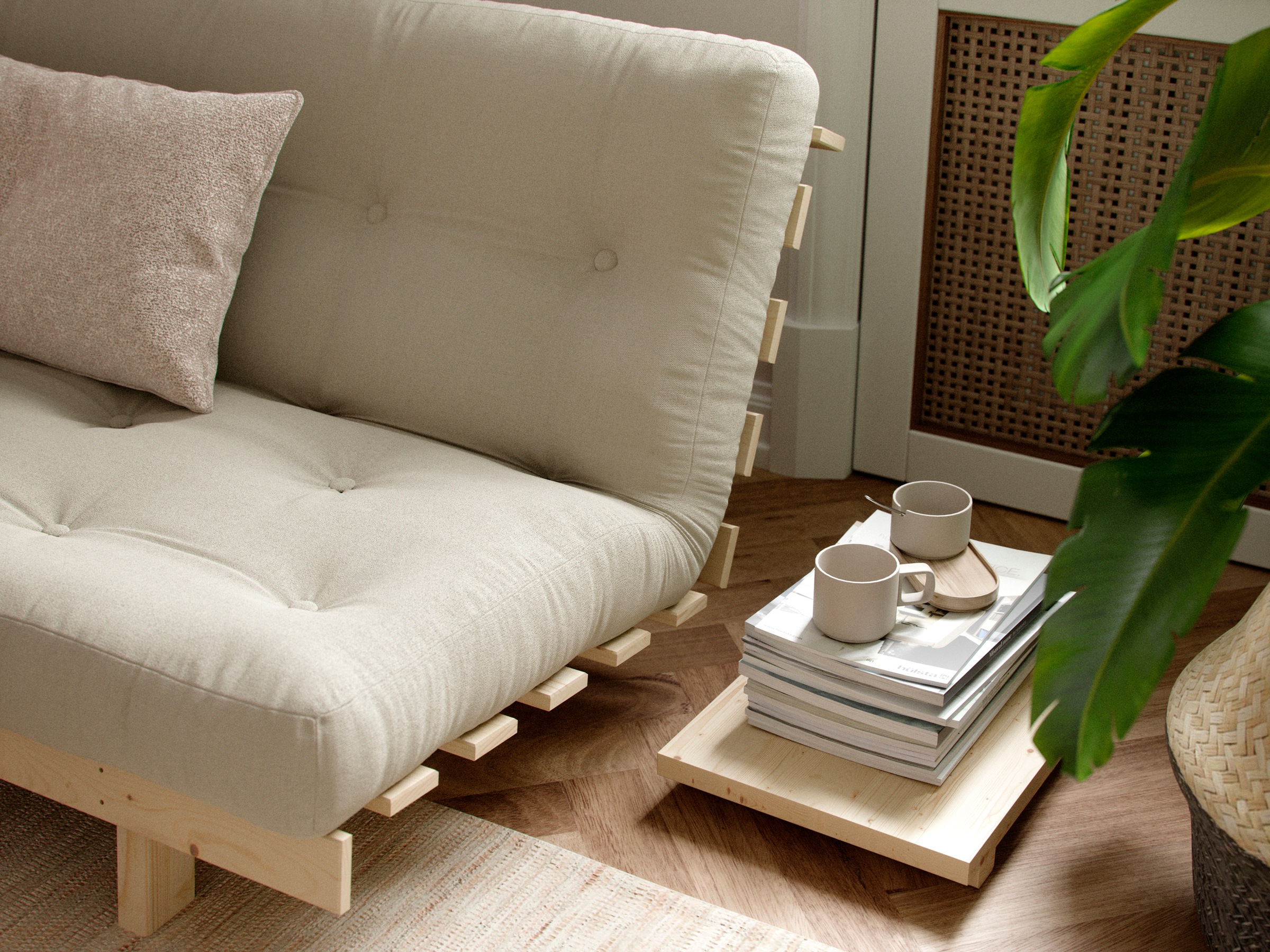 Karup Design Schlafsofa »Lean«, (2 St.), mit Bettfunktion und Futonmatratze