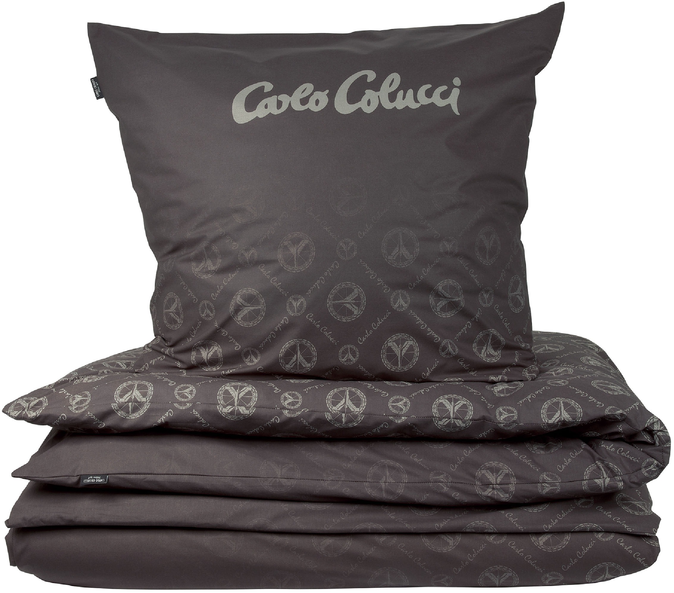 CARLO COLUCCI Bettwäsche "Carlo CLassico aus weicher Microfaser mit Print" günstig online kaufen