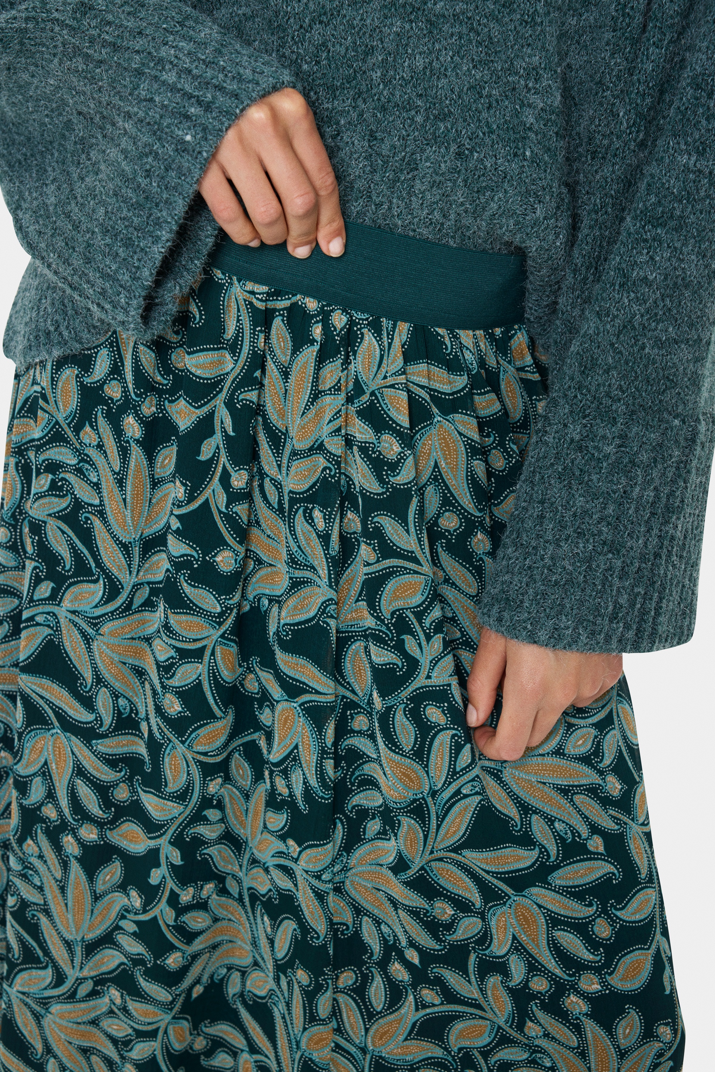 Thumbnail - Saint Tropez Maxirock "MiljaSZ Crinkle Maxi Skirt"