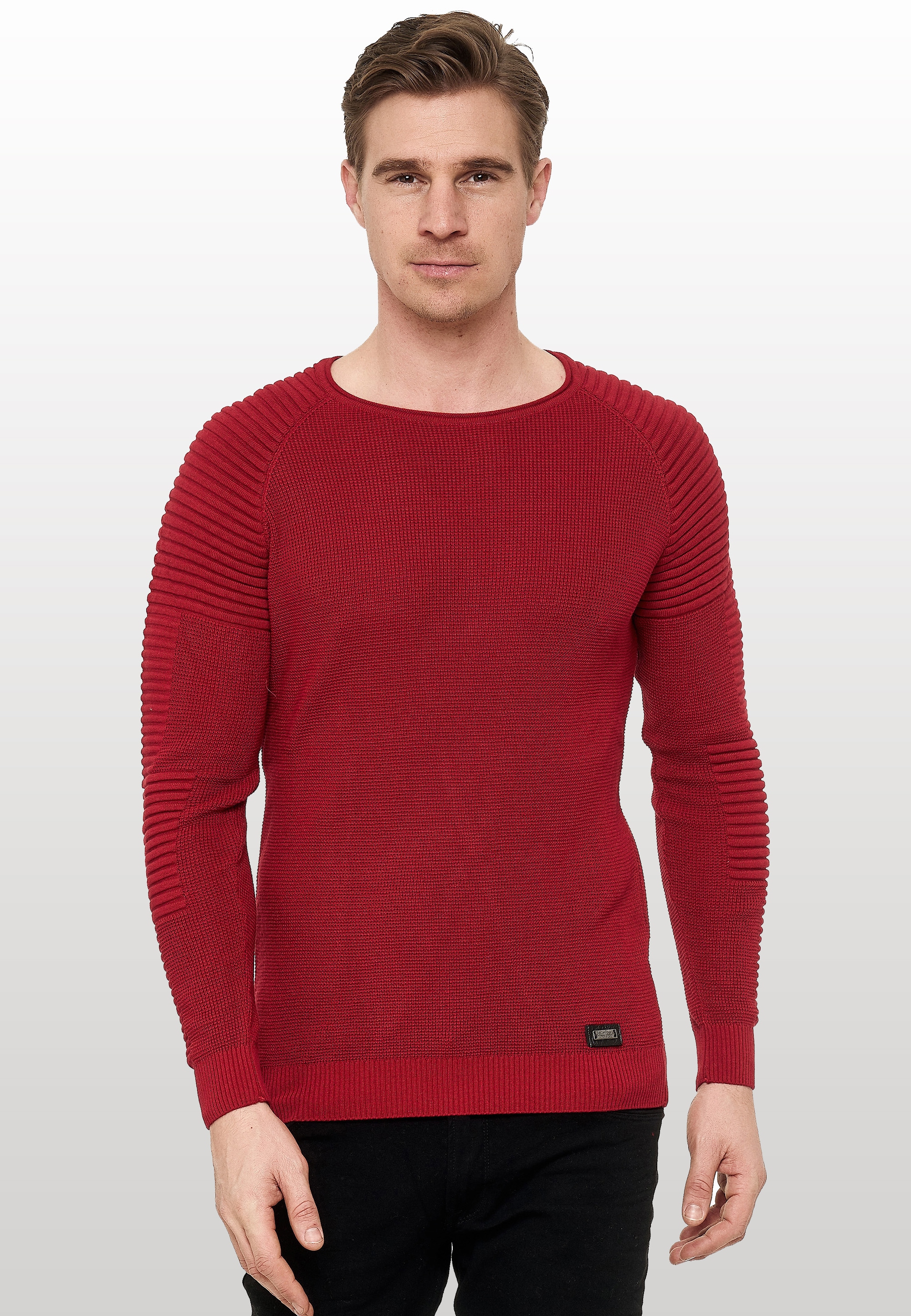 Rusty Neal Strickpullover, mit modernem Rundhalsausschnitt günstig online kaufen