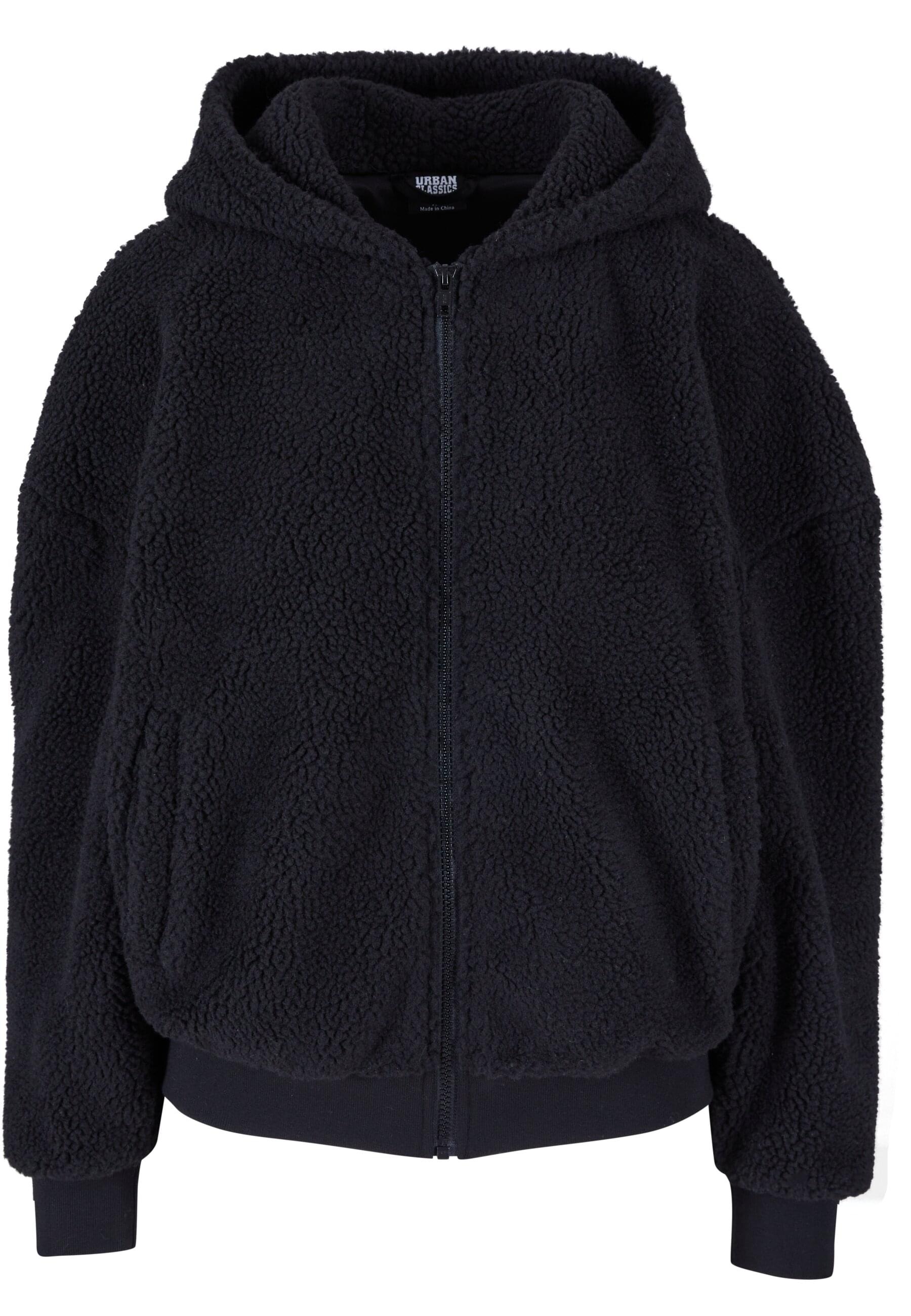 URBAN CLASSICS Sweatjacke "Urban Classics Damen Ladies Oversized Sherpa Zip Hoody"