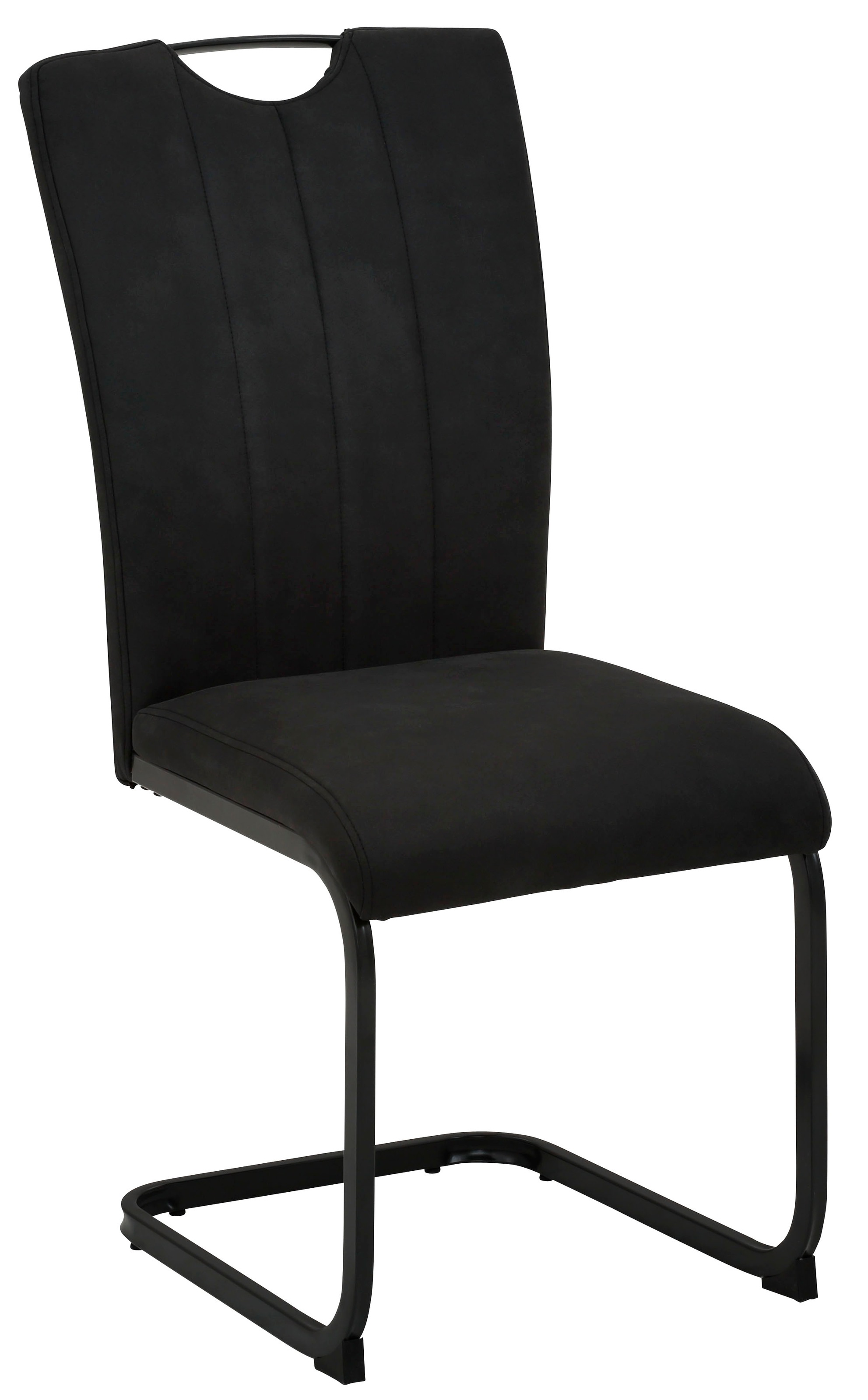 Thumbnail - Home affaire Essgruppe "Napoli" Set, 4 Freischwinger + 1 Esstisch, 5 Stk. tlg. 5-teilige Tischgruppe mit modernem Freisc...