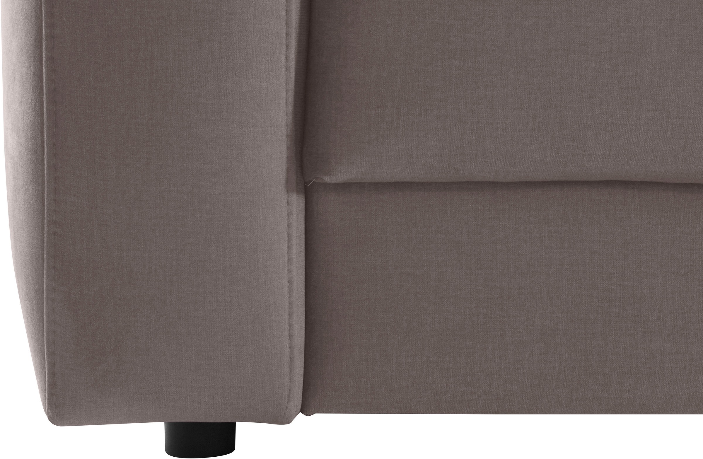 Places of Style Ecksofa »Bloomfield, L-Form«, extra tiefe Sitzfläche, wahlweise mit Sitztiefenverstellung