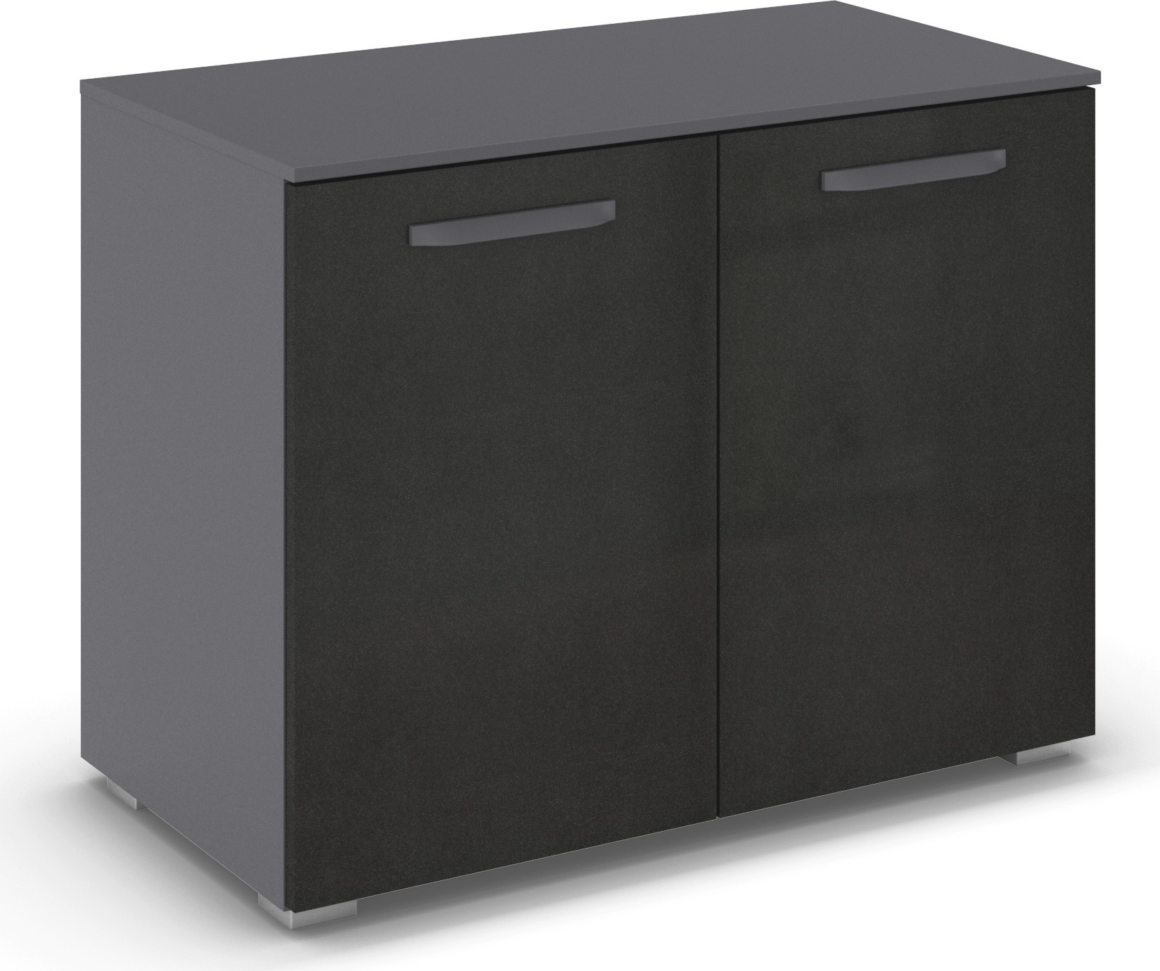 OTTO home "Kommode Sideboard Türenkommode Schlafzimmerkommode OTELI" Breite 80 cm SOFT-CLOSE-FUNKTION, elegante Dekor- oder Hochglanzfront, mit 2 Türen, Einlegeboden variabel einsetzbar MADE IN GERMANY