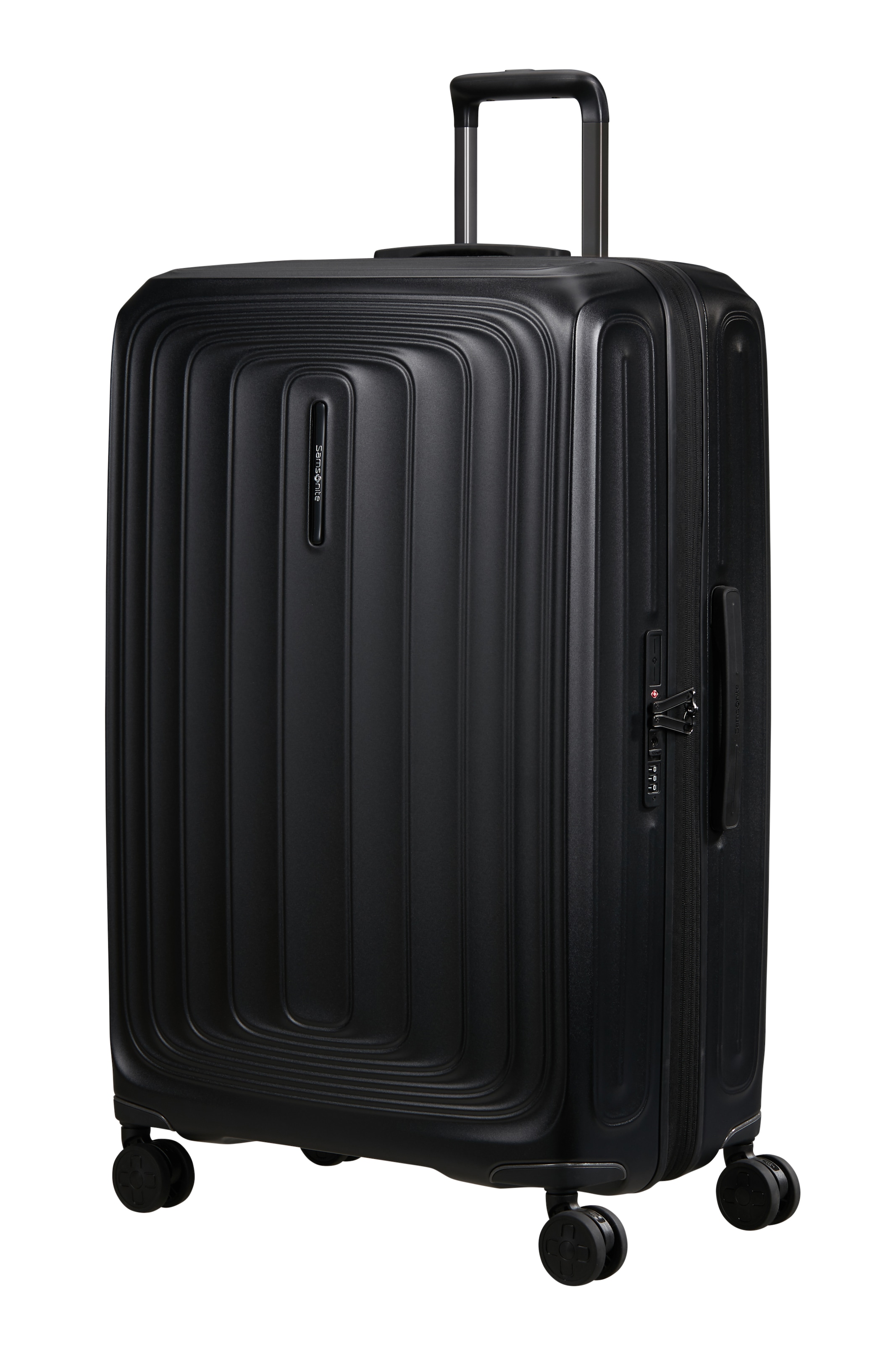 Samsonite "2WANDER" 125 l 4 Rollen aus robustem Polycarbonat, mit Adressetikett und Dehnfalte