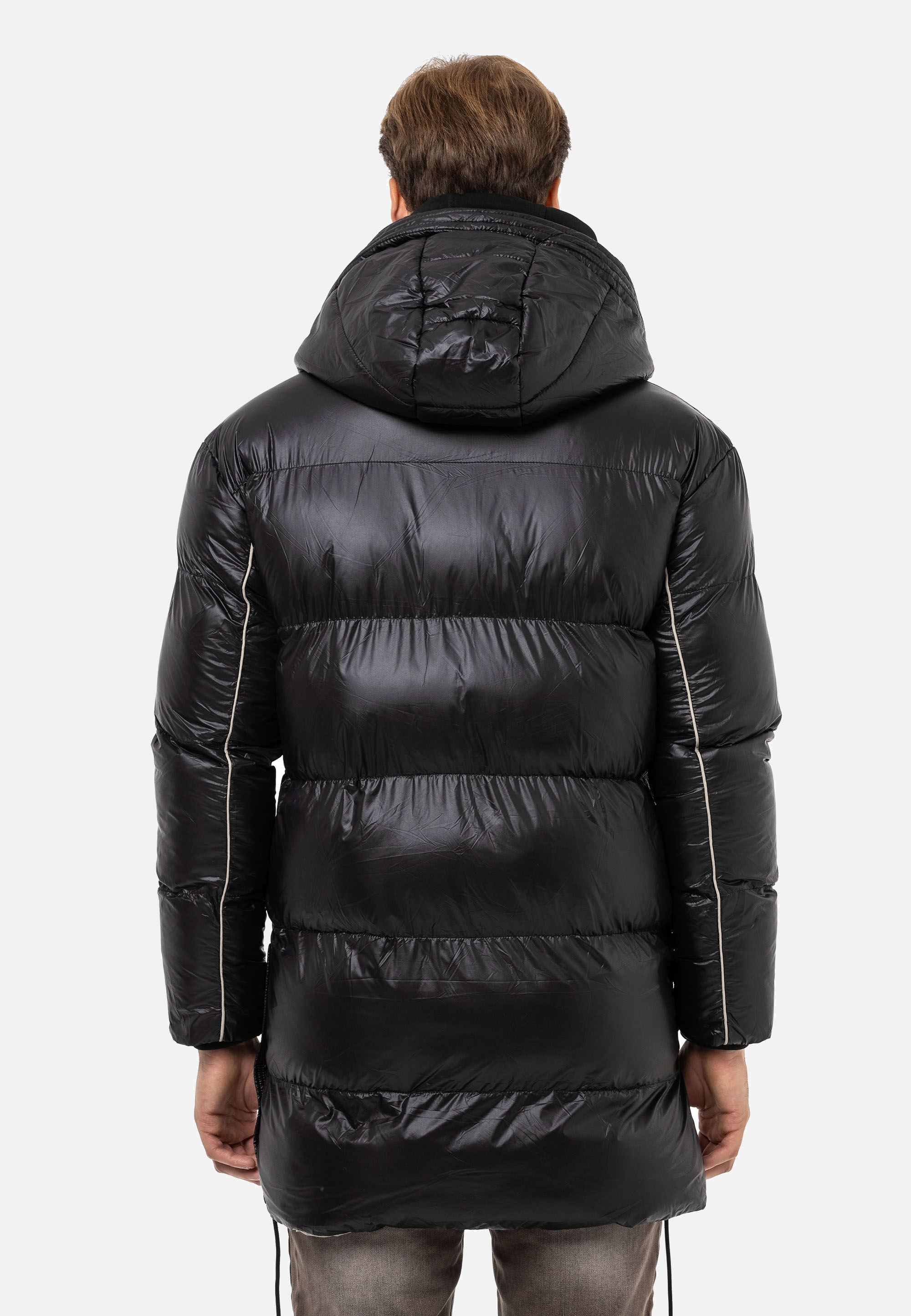 Cipo & Baxx Winterjacke »Jacke«, mit Kapuze, mit seitlichen Schlitzen