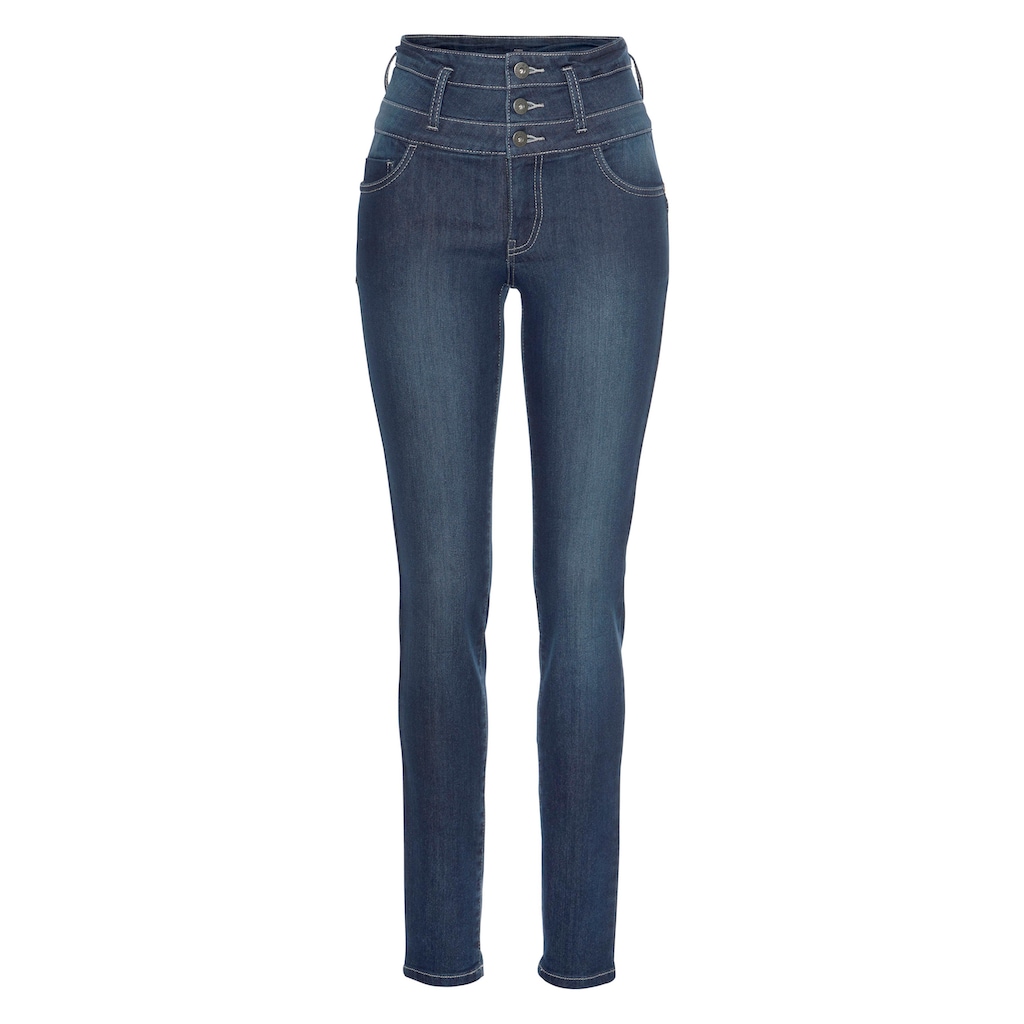 Arizona Slim-fit-Jeans »mit extra breitem Bund«