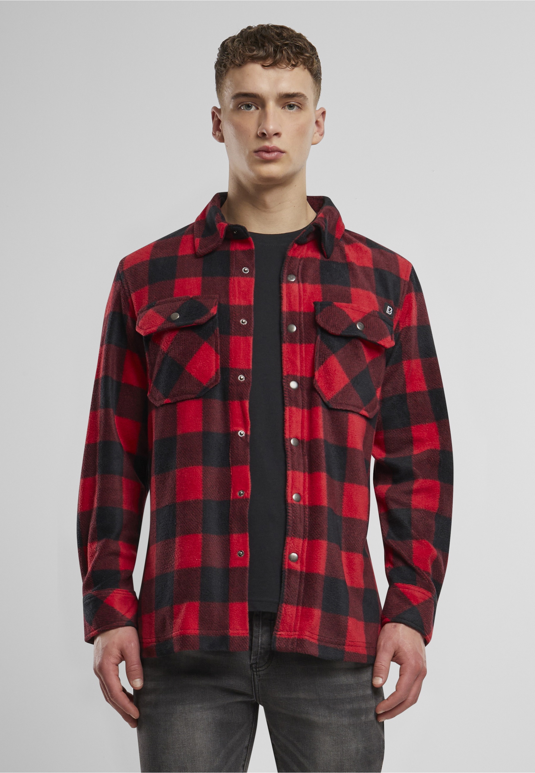 Brandit Fleecehemd »Brandit Herren Jeff Fleece Shirt Long Sleeve« 1 Stk.