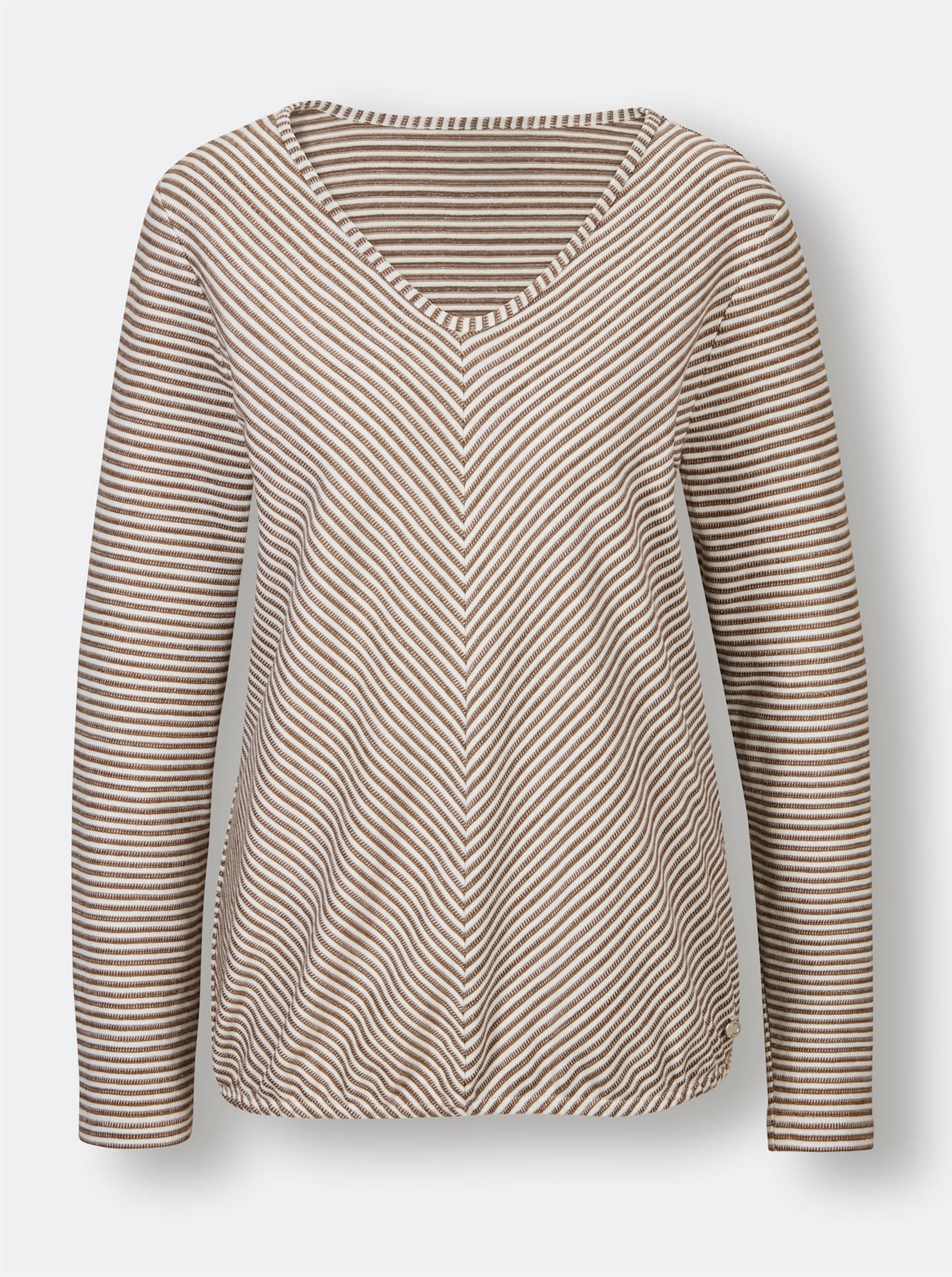 CREATION L PREMIUM Langarmshirt »Pima-Baumwoll-Viskose-Shirt«, (1 tlg.)