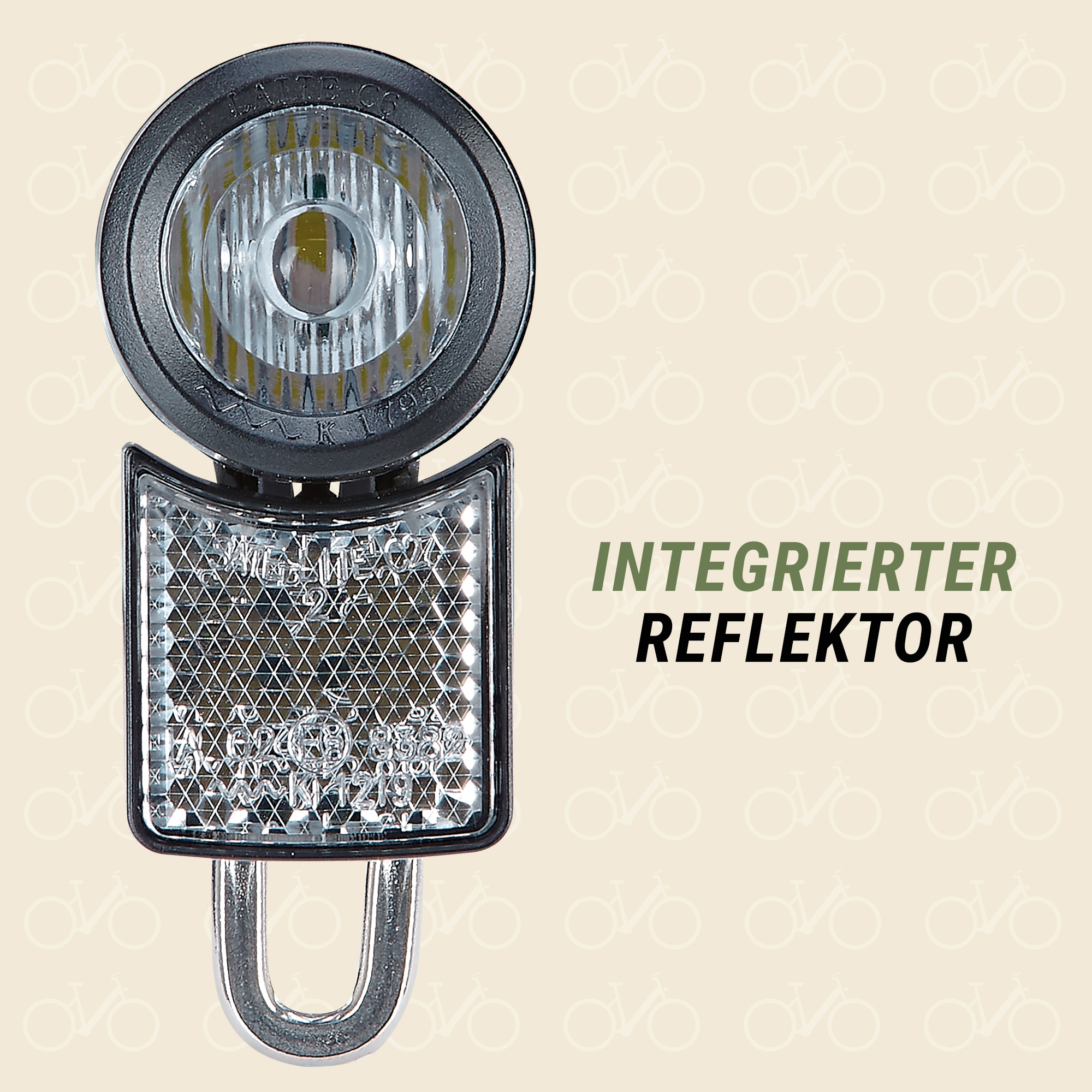 Prophete Fahrrad-Frontlicht »E-Bike Scheinwerfer 20 Lux«