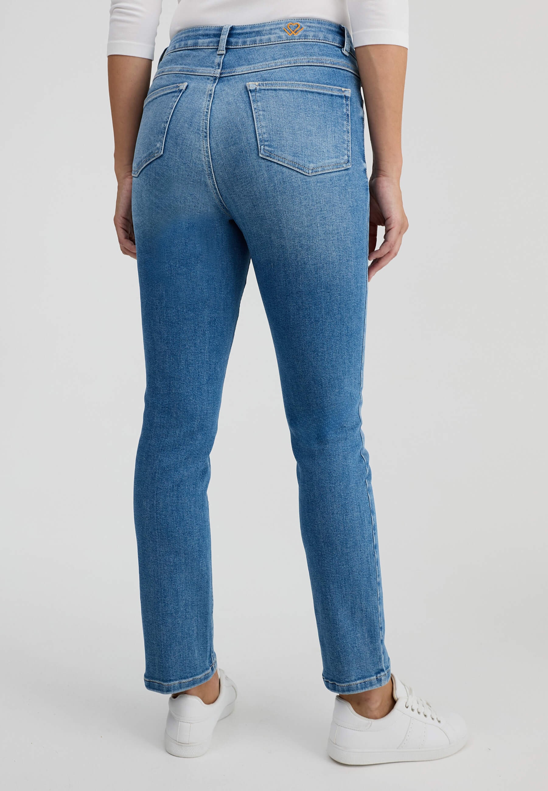wonderjeans Straight-Jeans "High Waist Straigth" mit Stretch günstig online kaufen