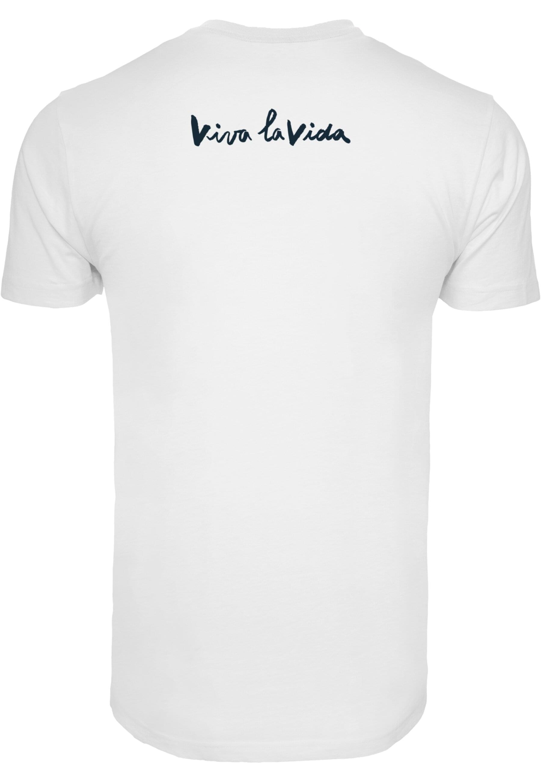 Merchcode T-Shirt »Merchcode Herren Frida Kahlo - Viva la vida 2 T-Shirt Round Neck«, (1 tlg.)