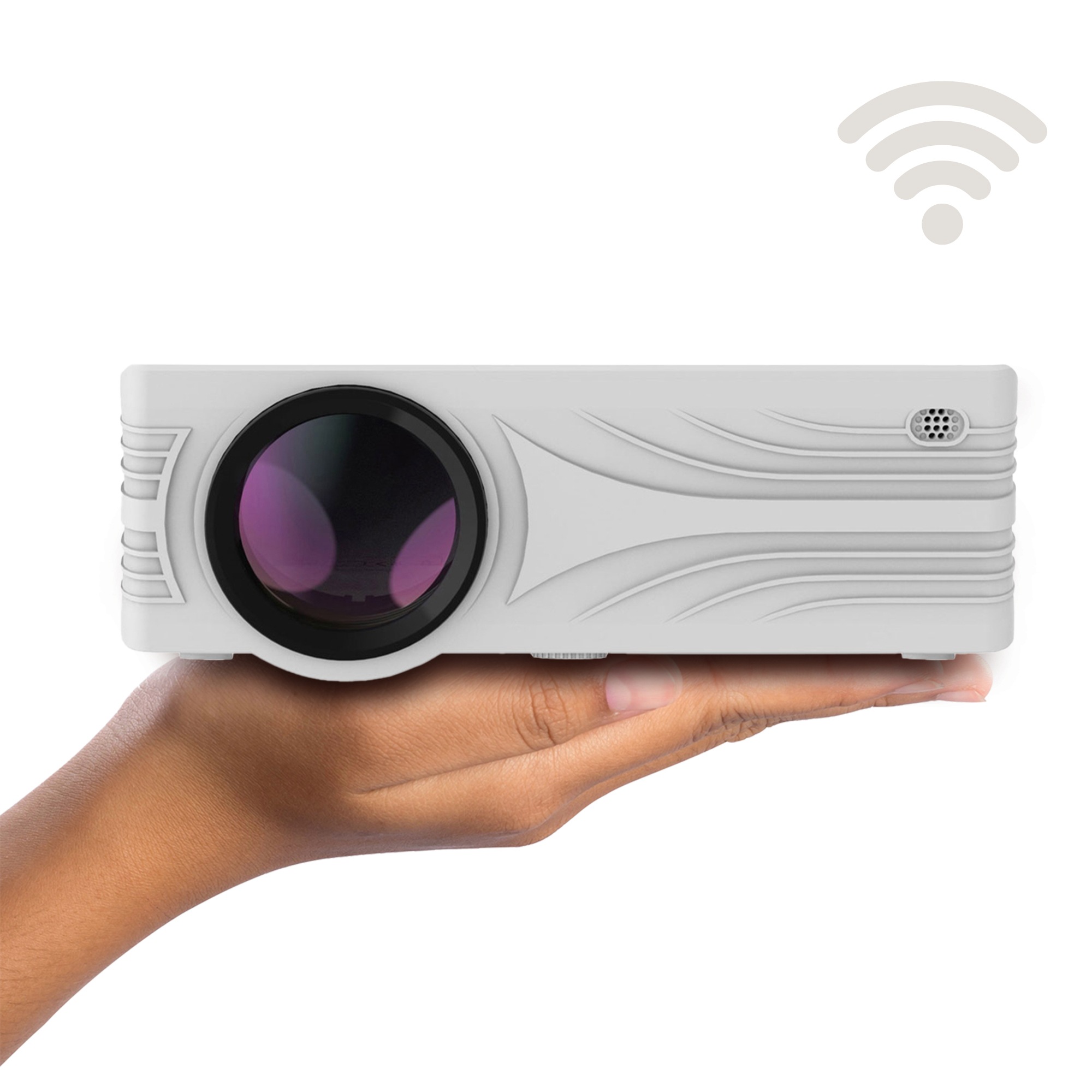 "LA VAGUE LED-Beamer ""LED-Projektor LV-HD240 Wi-Fi"", weiß, Beamer"