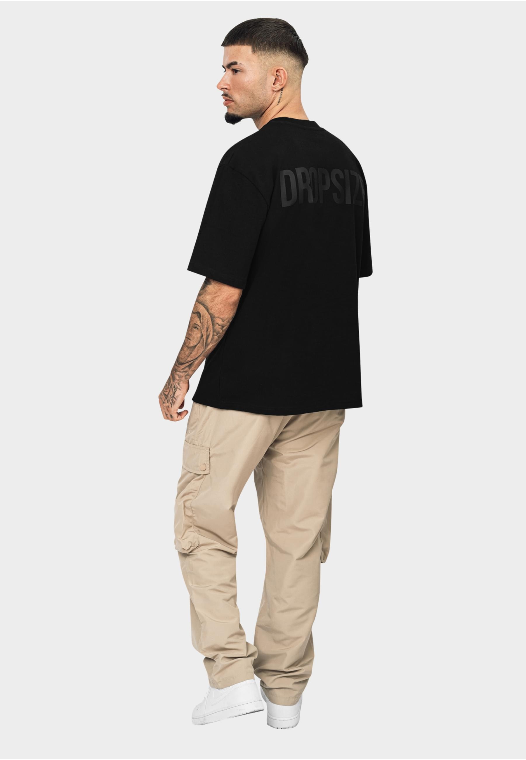 Dropsize T-Shirt »Dropsize Herren Heavy Overisze HD Print T-Shirt«, (1 tlg.)