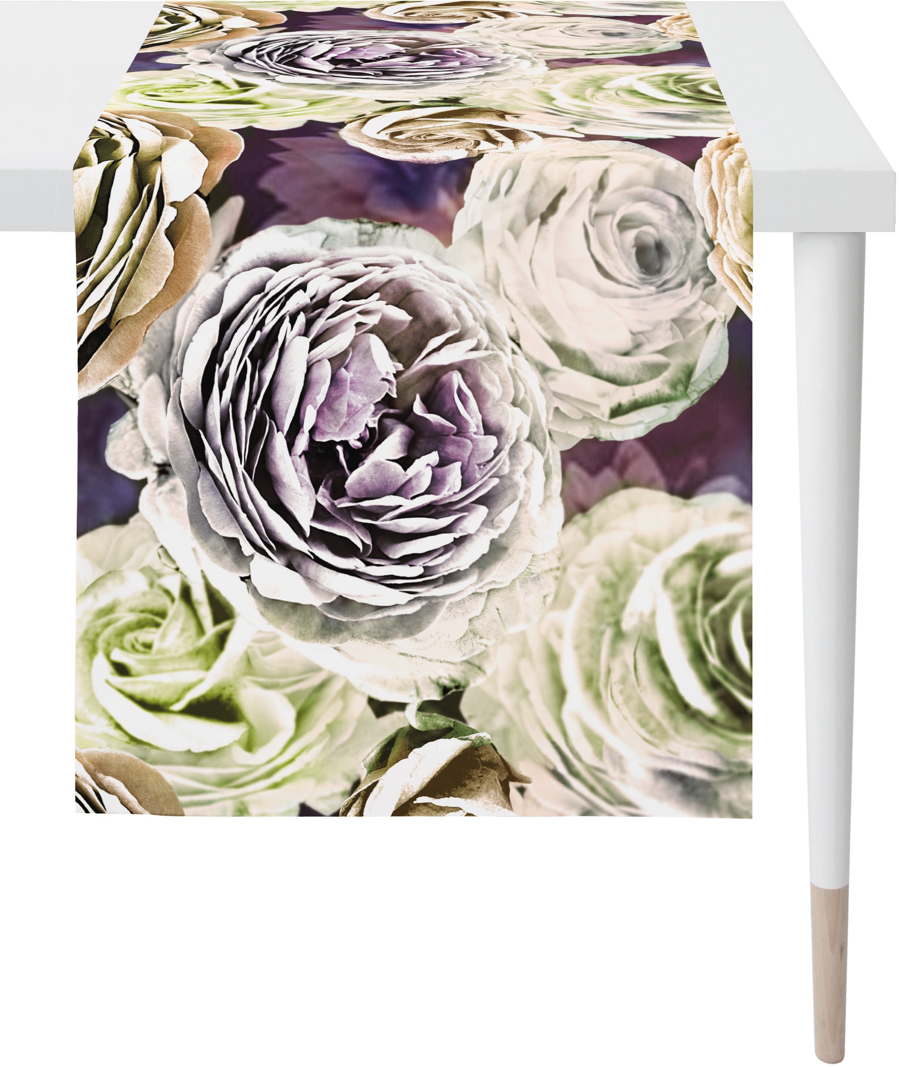 APELT Tischläufer »Anais - Rosenblüten«, (1 Digitaldruck auf Rechnung | St.), BAUR