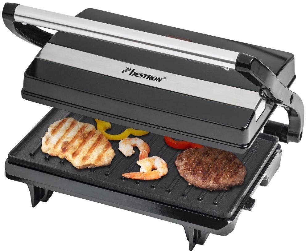 bestron Kontaktgrill »APM123Z Viva Italia«, 700 W, auch als Sandwich-/Panini -Kontaktgrill einsetzbar, antihaftbeschichtet | BAUR