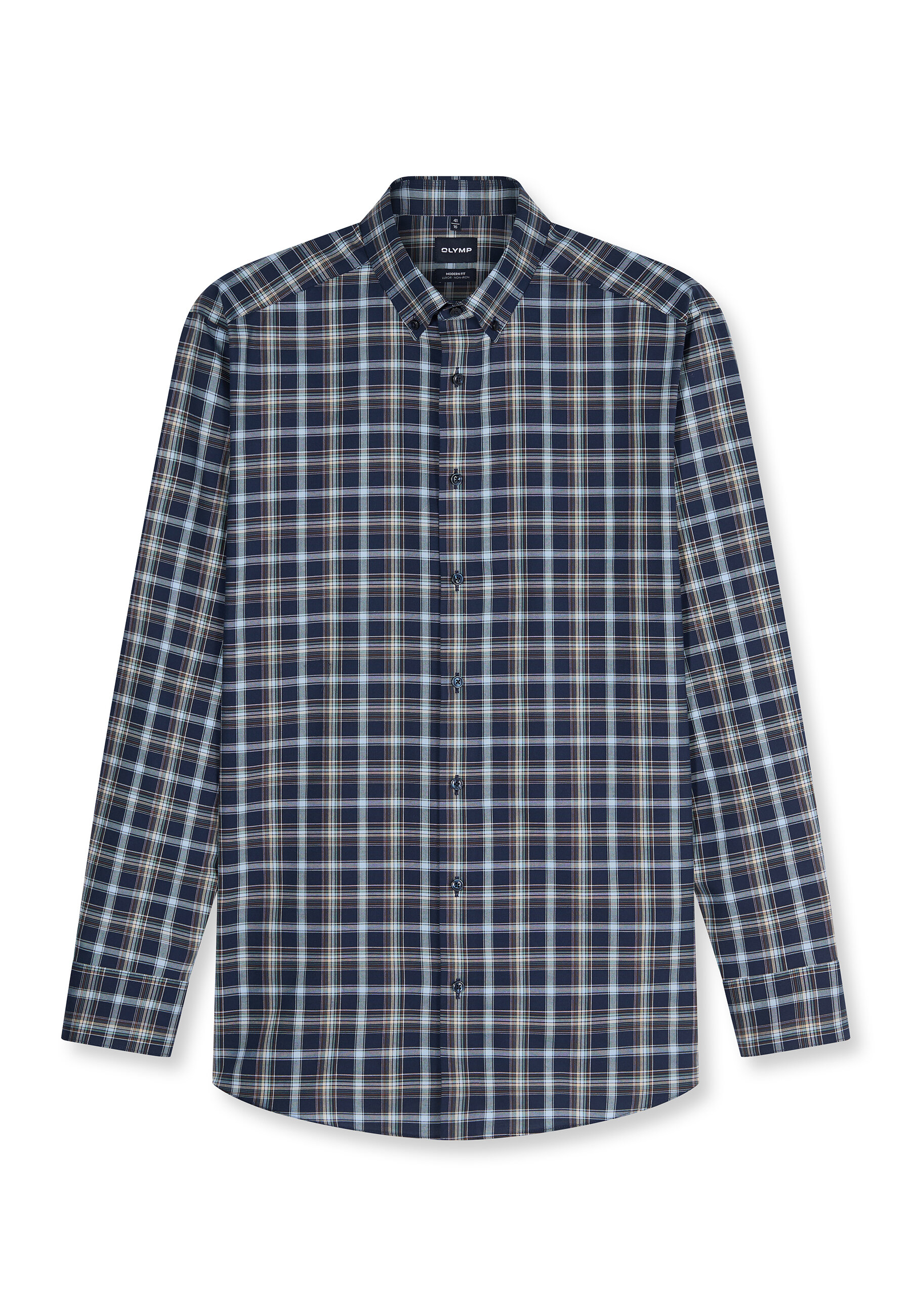 OLYMP Businesshemd "OLYMP Luxor, Modern Fit, Button-down"