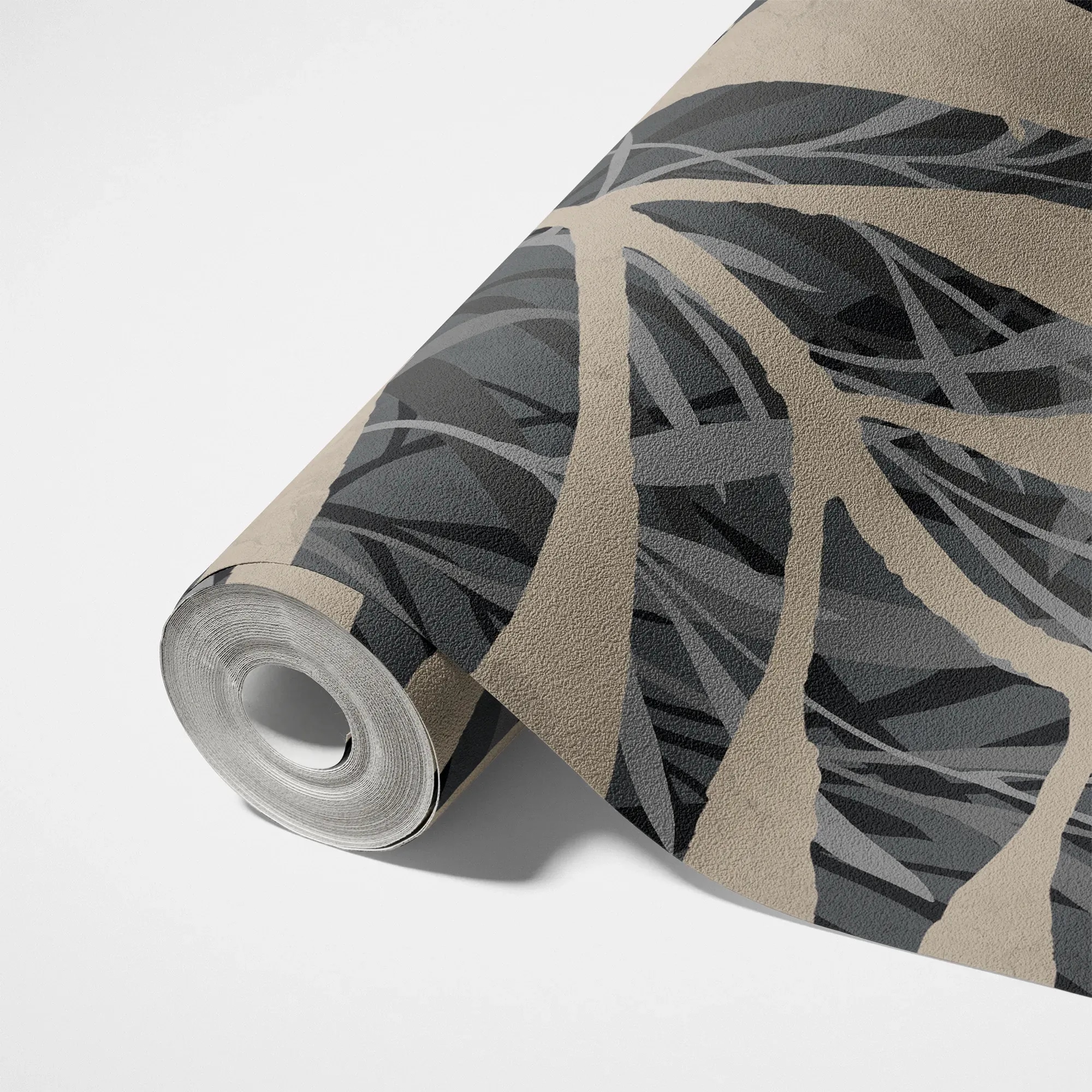 living walls Vliestapete »LIMITED – Dark Jungle Fototapete« Motiv | botanisch | tropisch leicht strukturiert Dunkle Palmblätter mit geheimnisvoller Tiefenwirkung