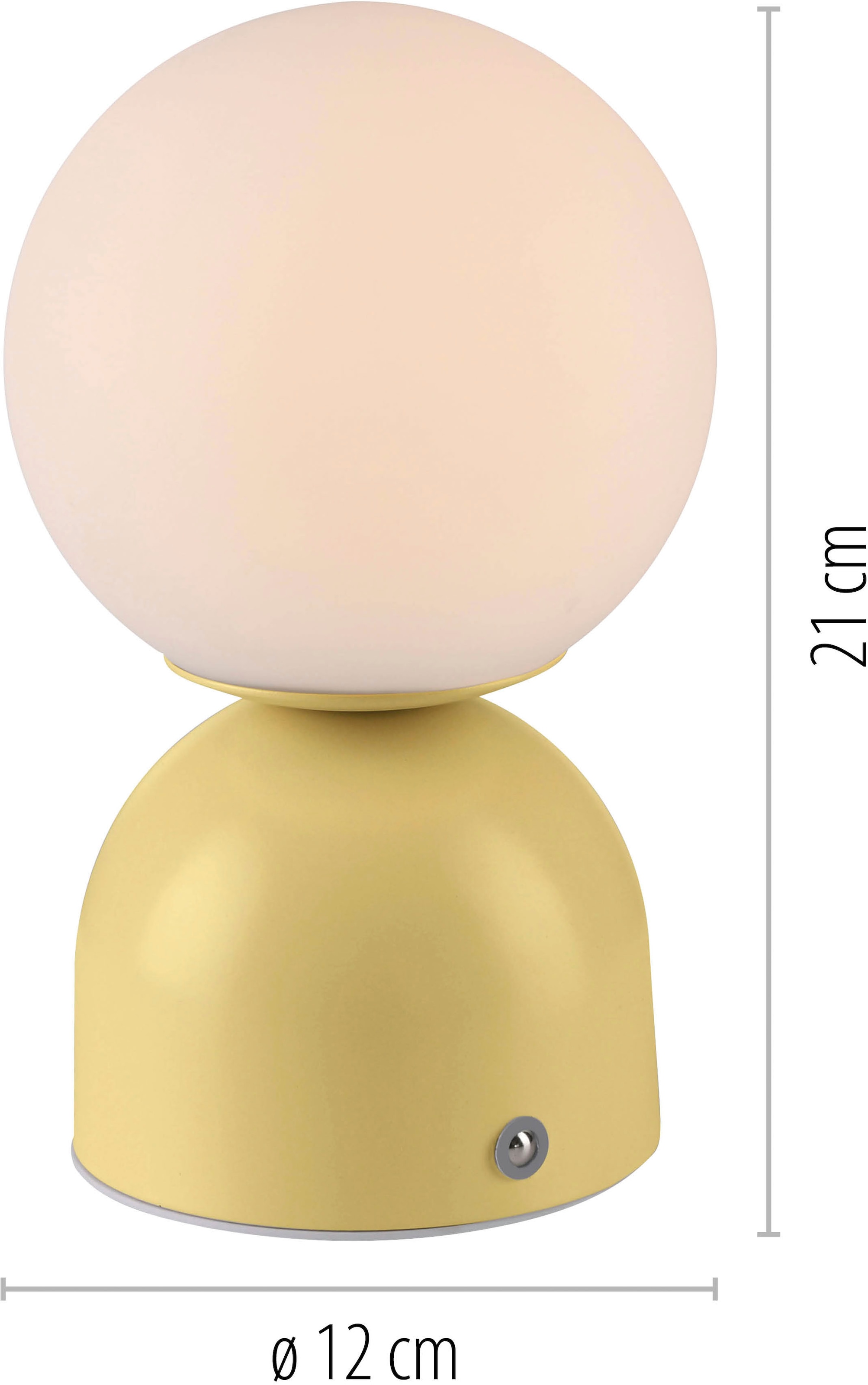 SCHÖNER WOHNEN-Kollektion LED Tischleuchte »RUDI« LED-Board 1 Stk. warmweiß - kaltweiß SCHÖNER WOHNEN Kollektion, CCT 3000-6000K, Touchdimmer, Memoryfunktion